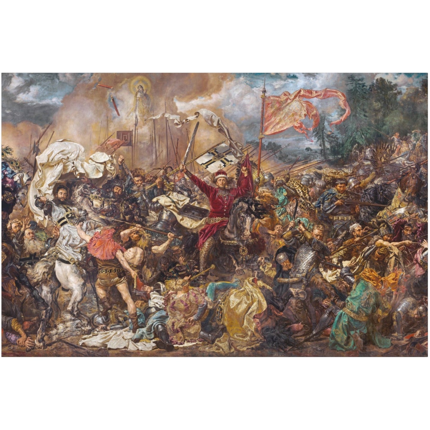The Battle of Grunwald - Canvas Wrap