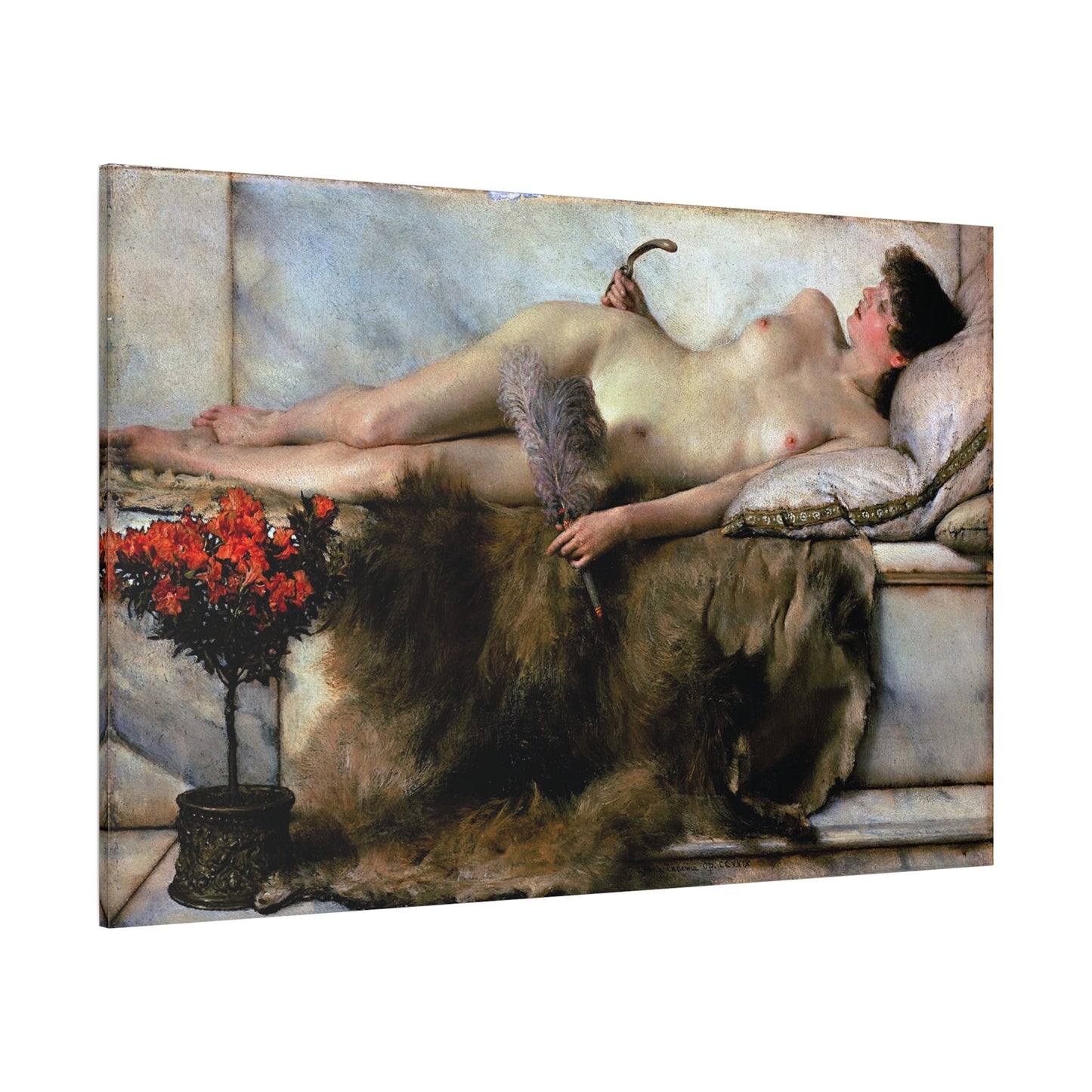 In the Tepidarium - Canvas Wrap
