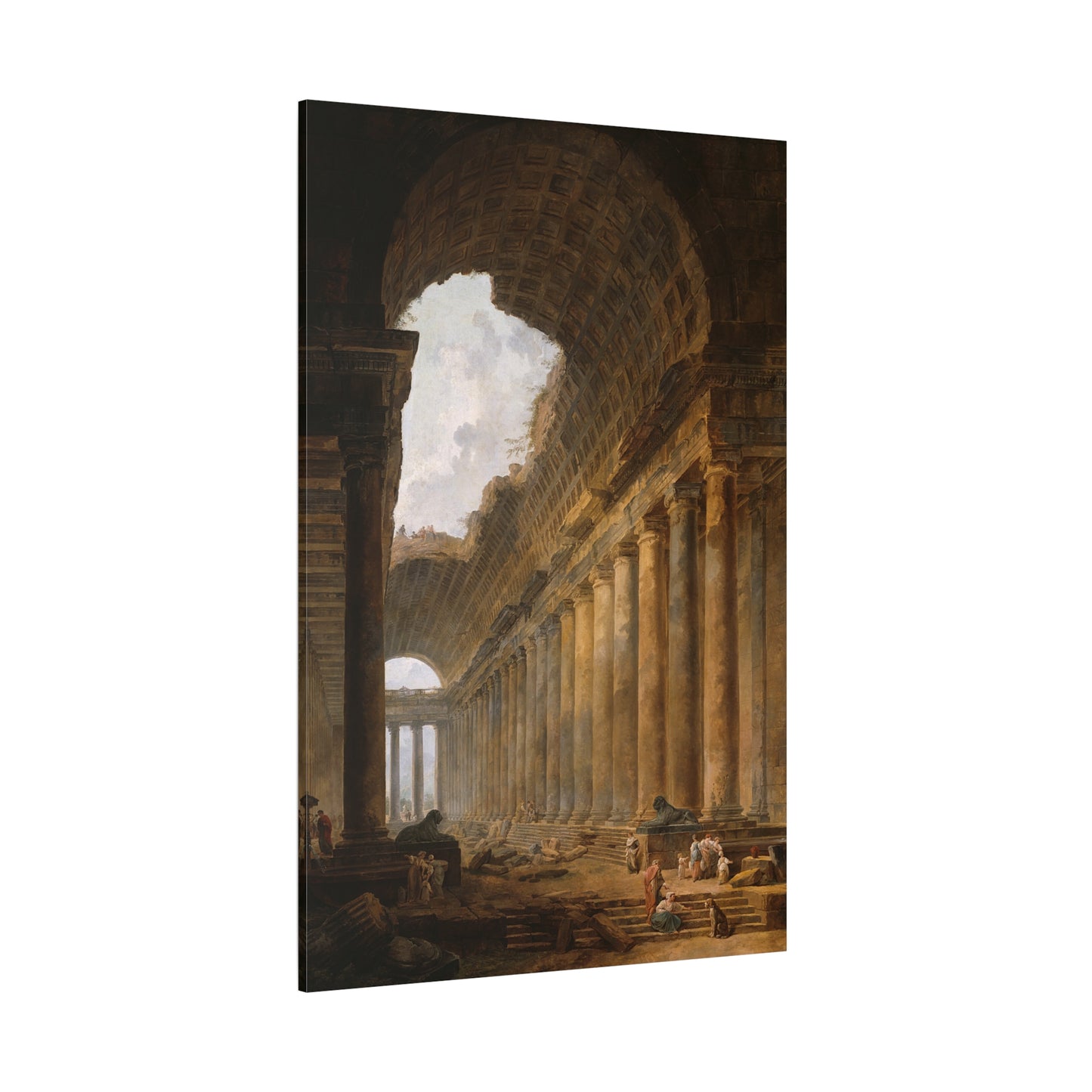 The Old Temple - Canvas Wrap