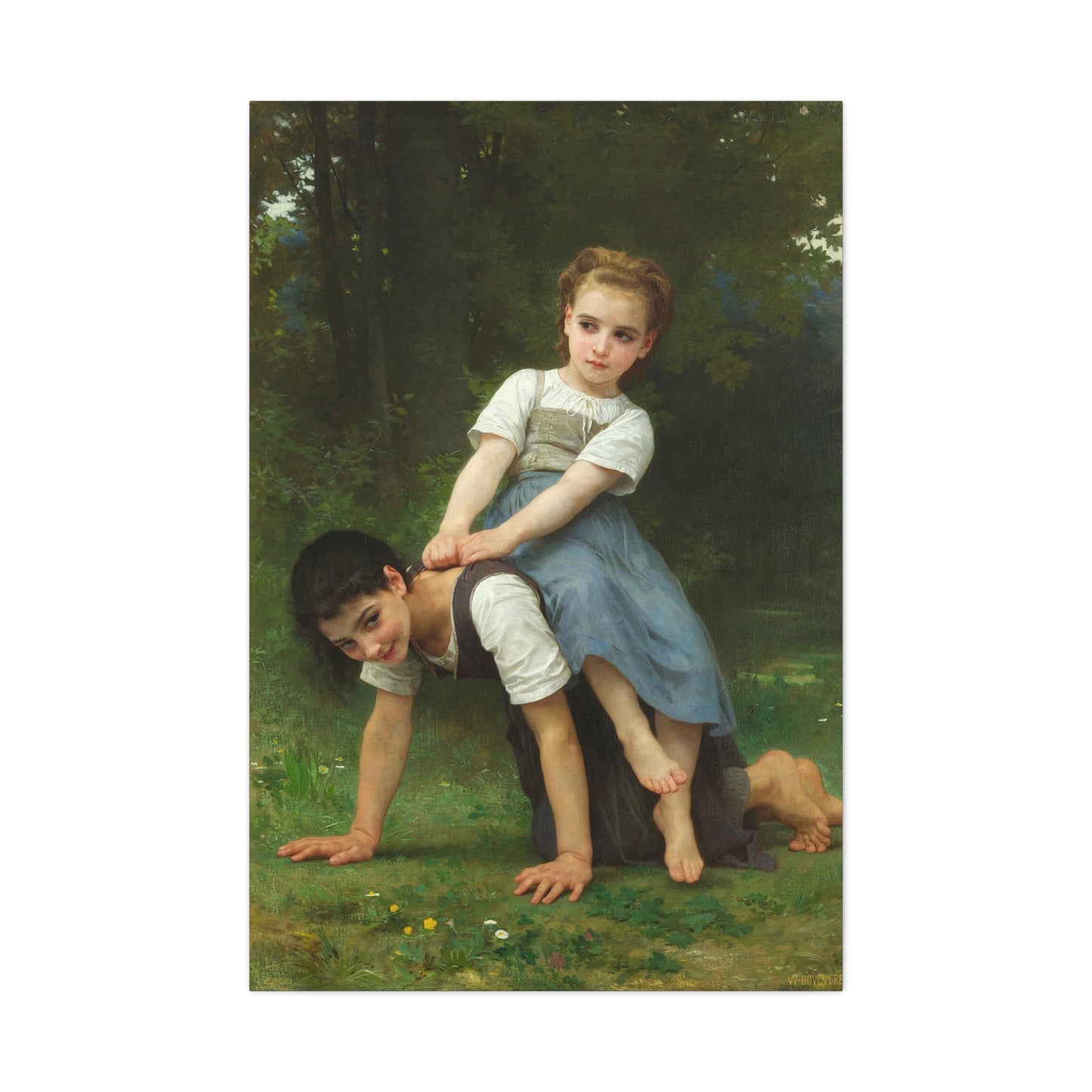 The Horseback Ride - Canvas Wrap