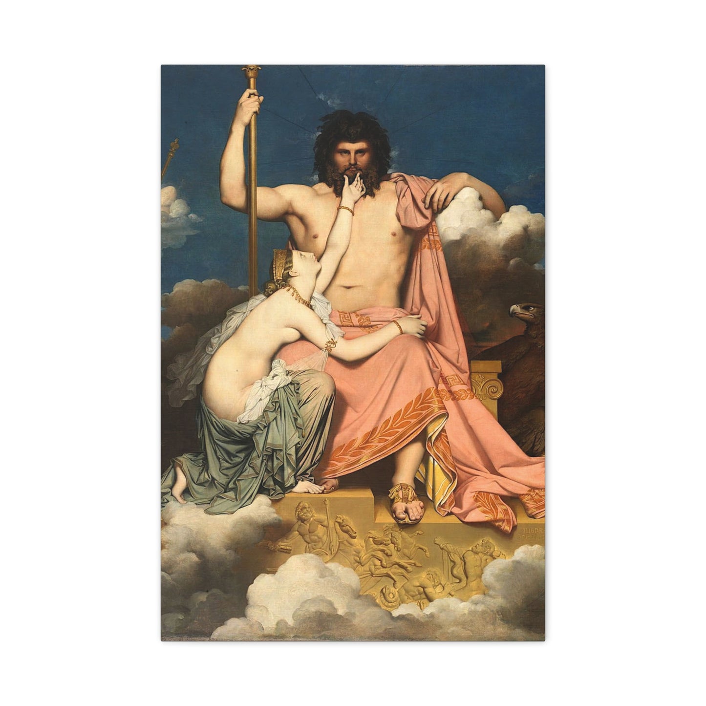 Jupiter and Thetis - Canvas Wrap