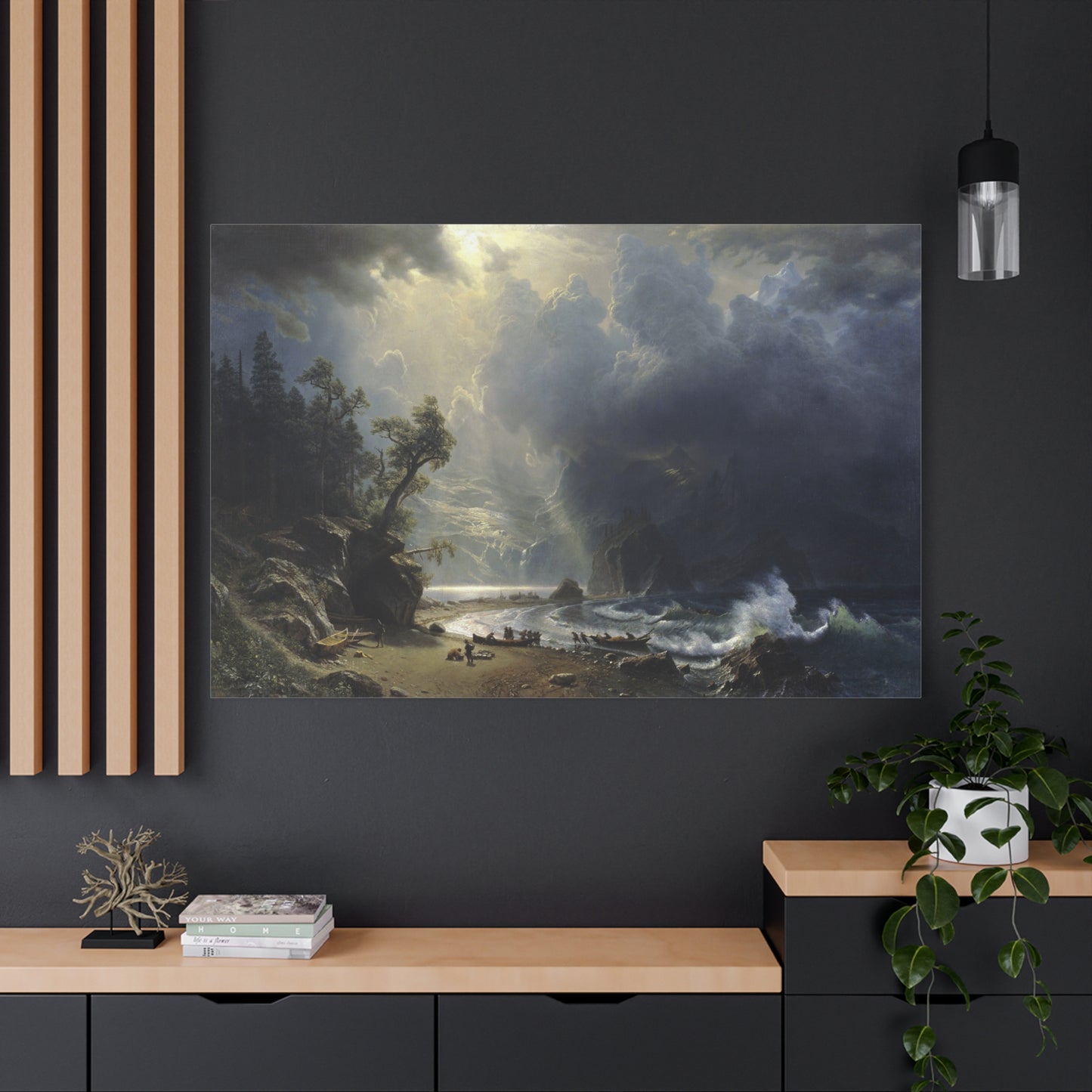 Puget Sound on the Pacific Coast - Canvas Wrap