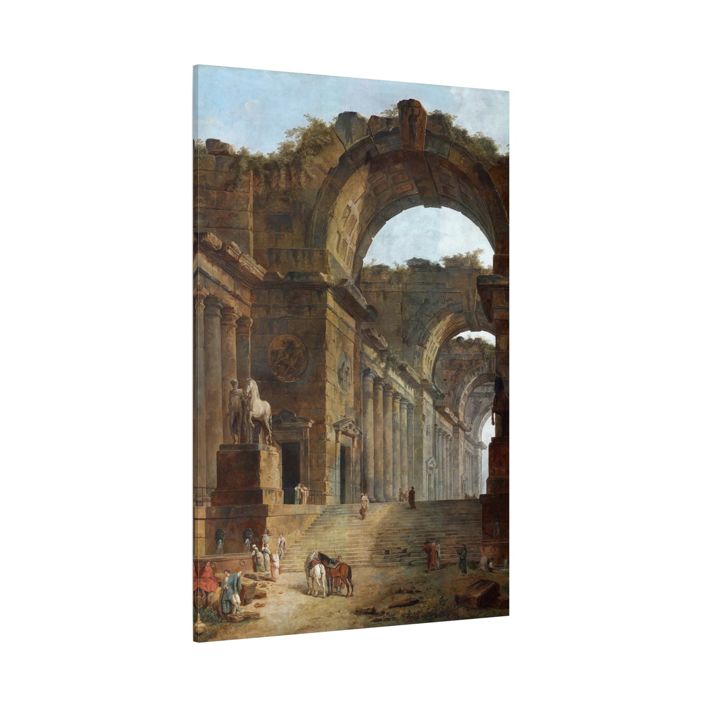 The Fountains - Canvas Wrap