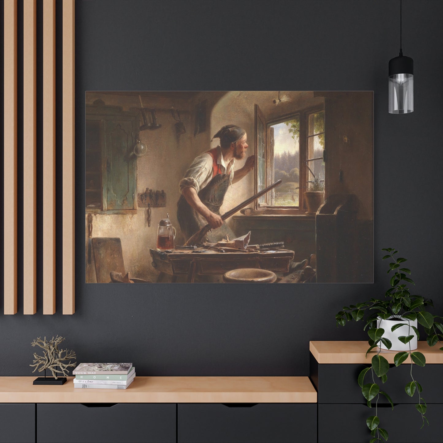 The Vigilant Cobbler - Canvas Wrap