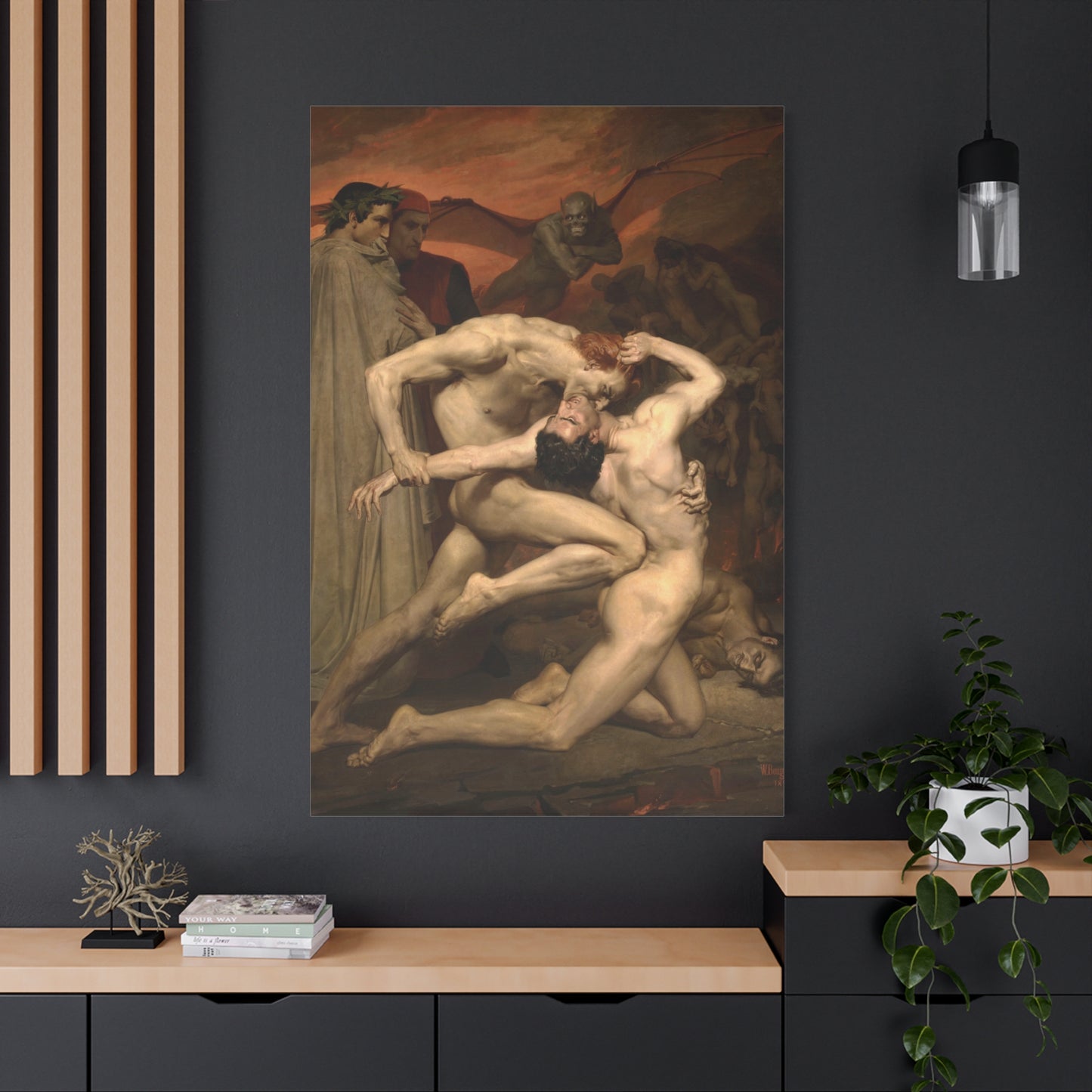Dante and Virgil - Canvas Wrap