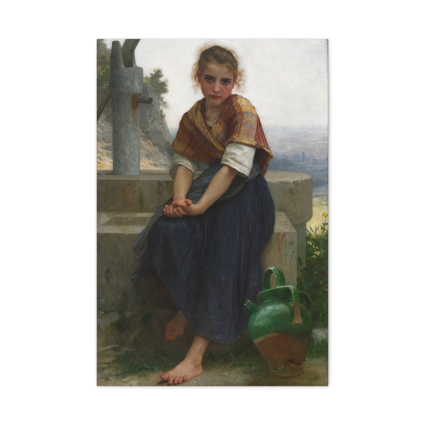 The Broken Pitcher - Canvas Wrap