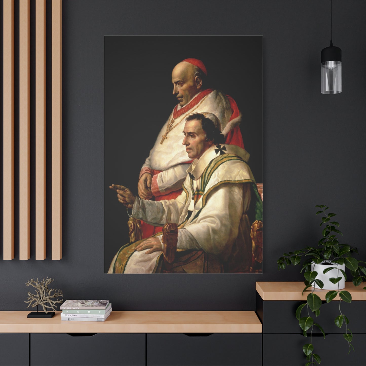 Pope Pius VII and Cardinal Caprara - Canvas Wrap