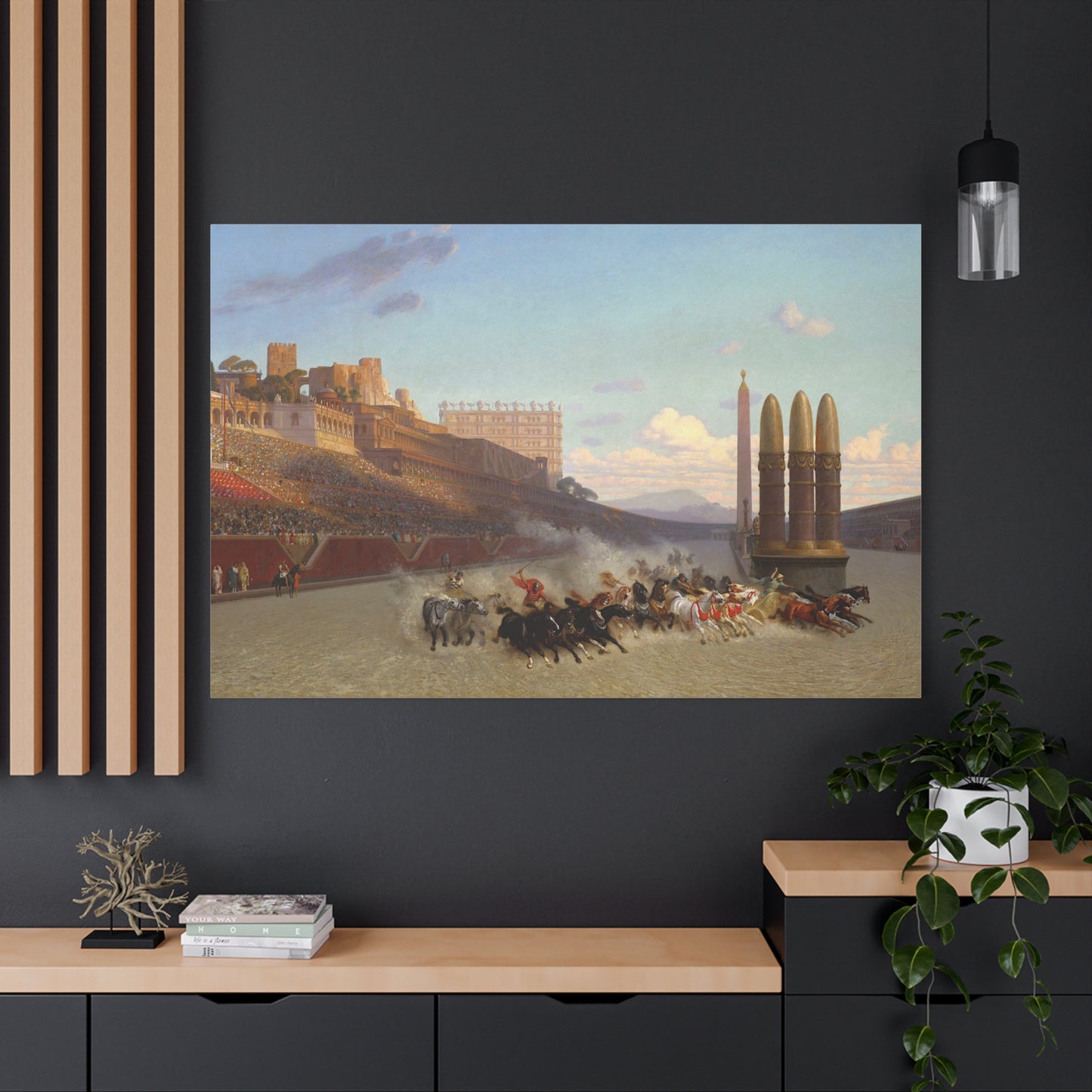 Chariot Race - Canvas Wrap