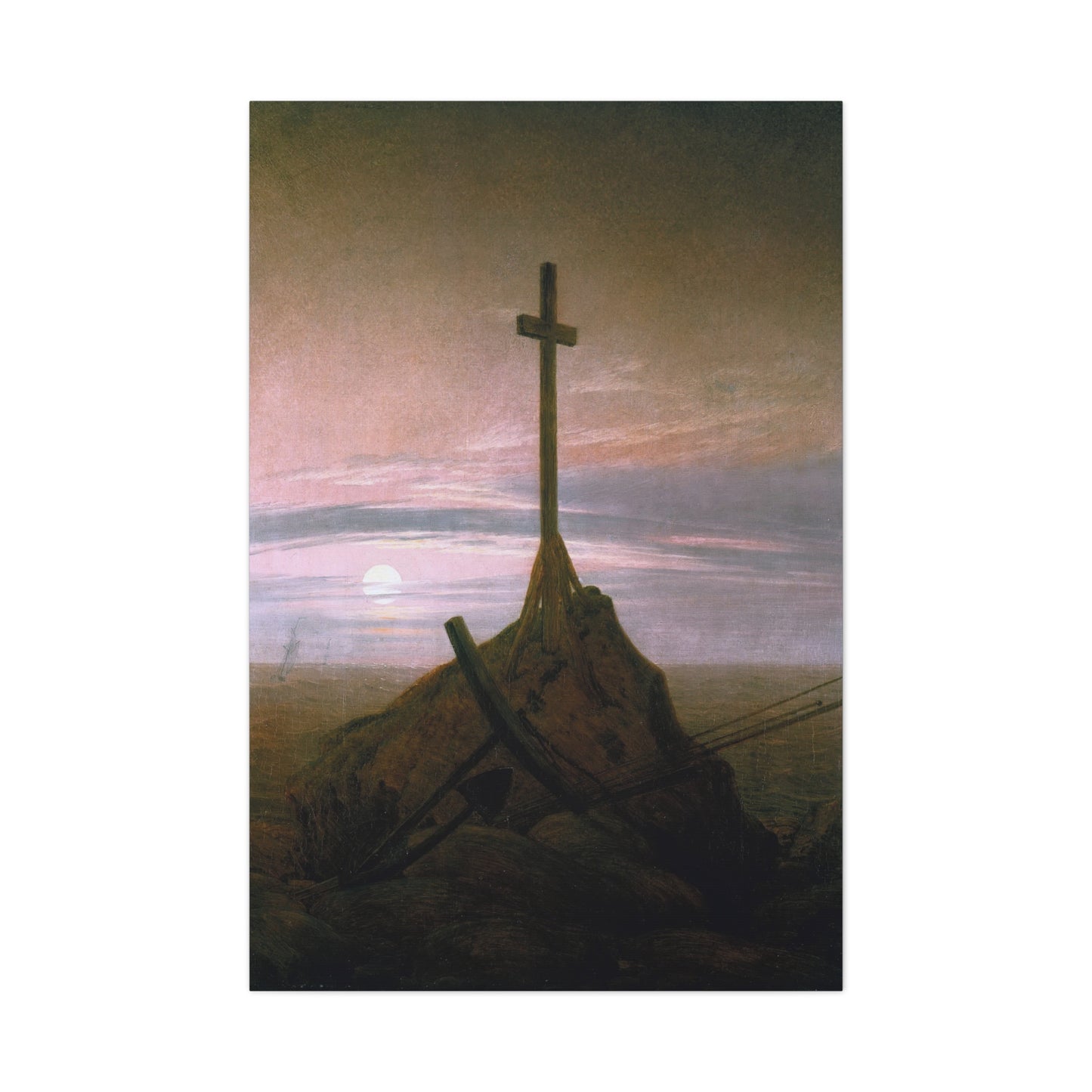 The Cross Beside The Baltic - Canvas Wrap