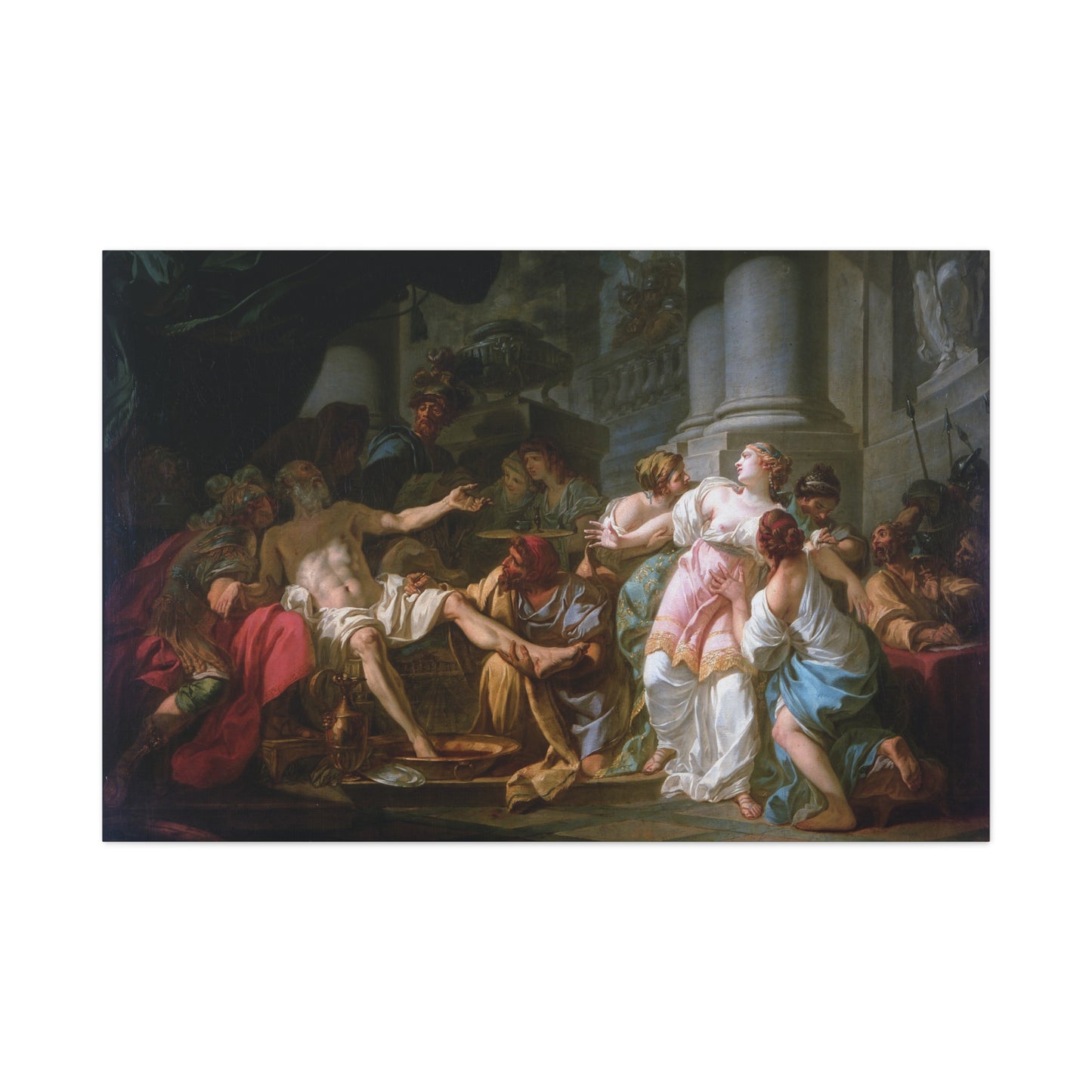 The Death of Seneca - Canvas Wrap