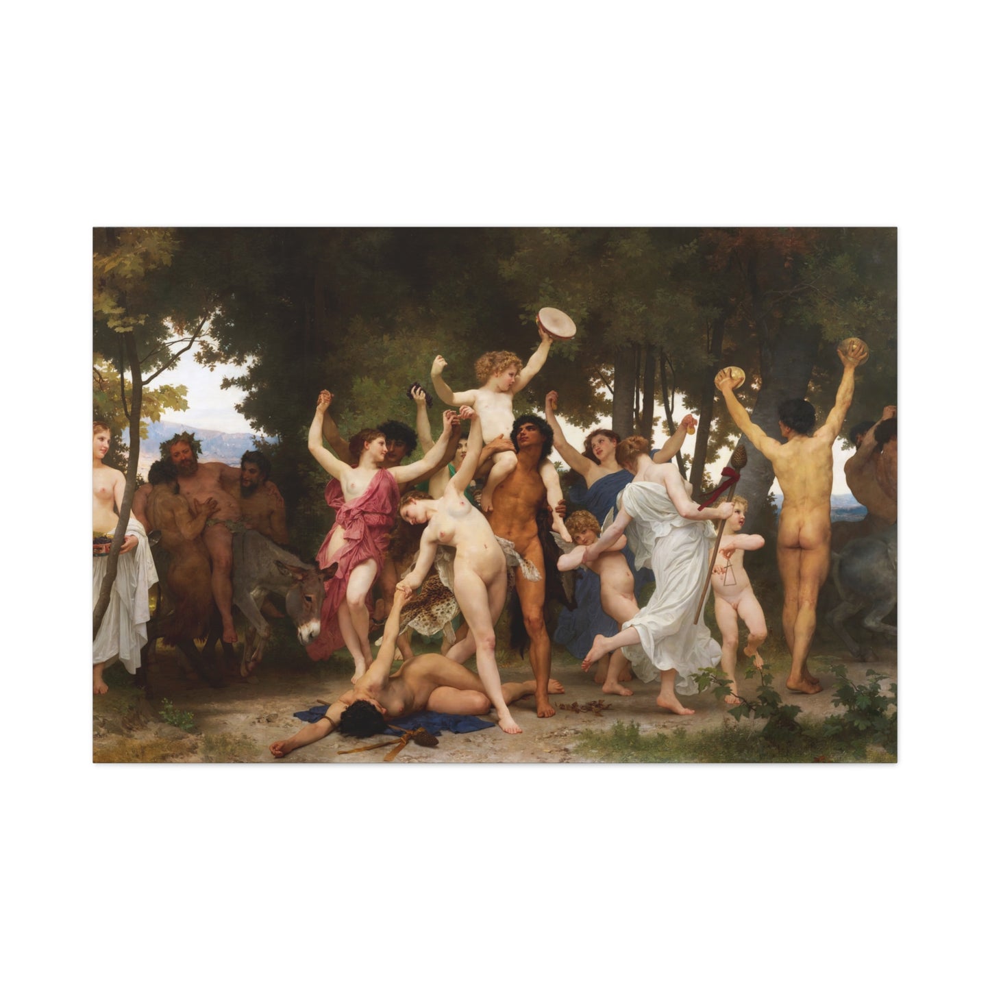 The Youth of Bacchus - Canvas Wrap