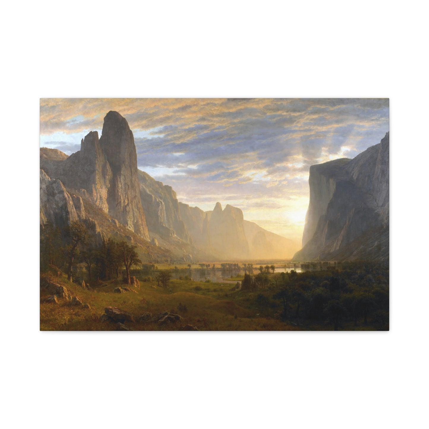 Looking Down Yosemite Valley - Canvas Wrap