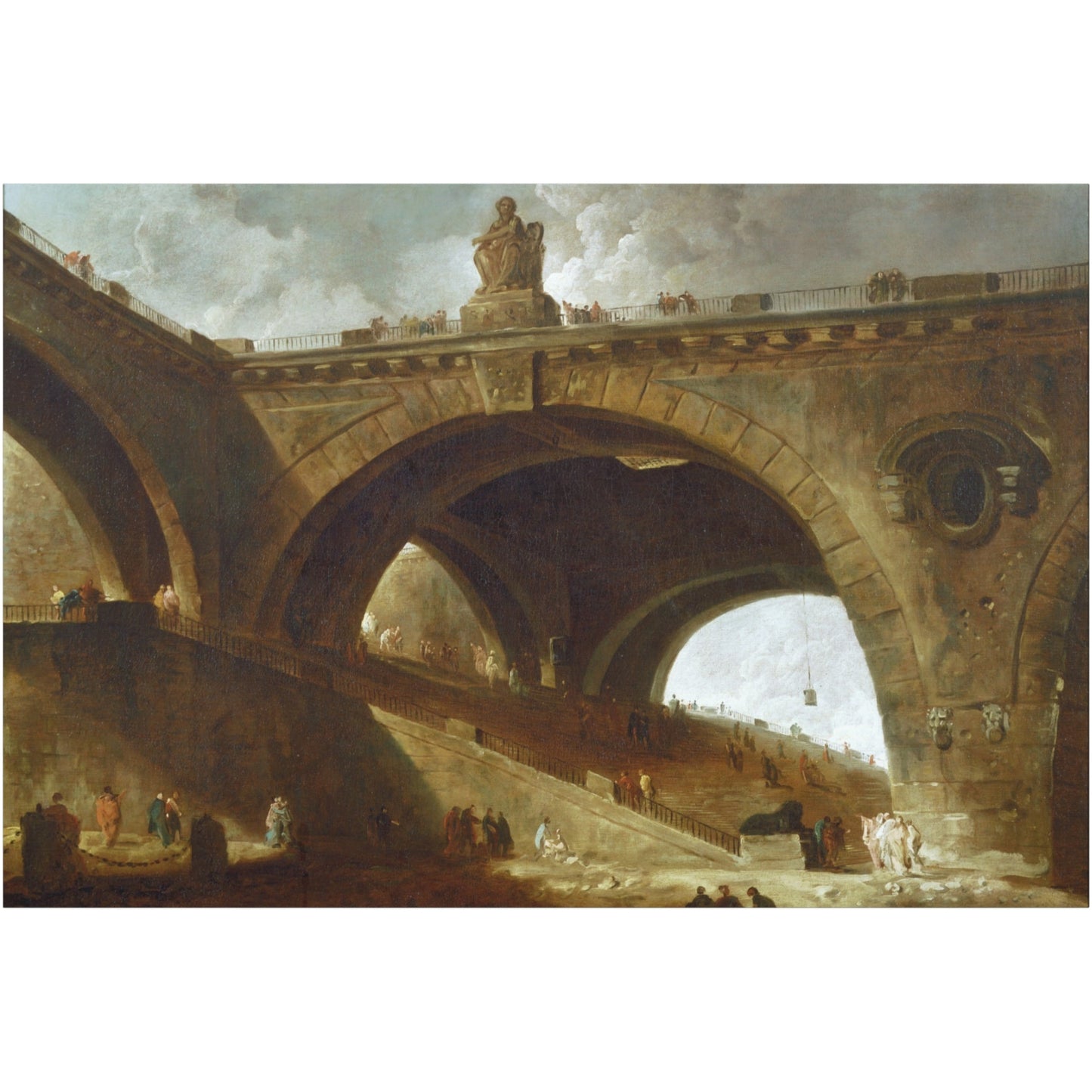 The Old Bridge - Canvas Wrap