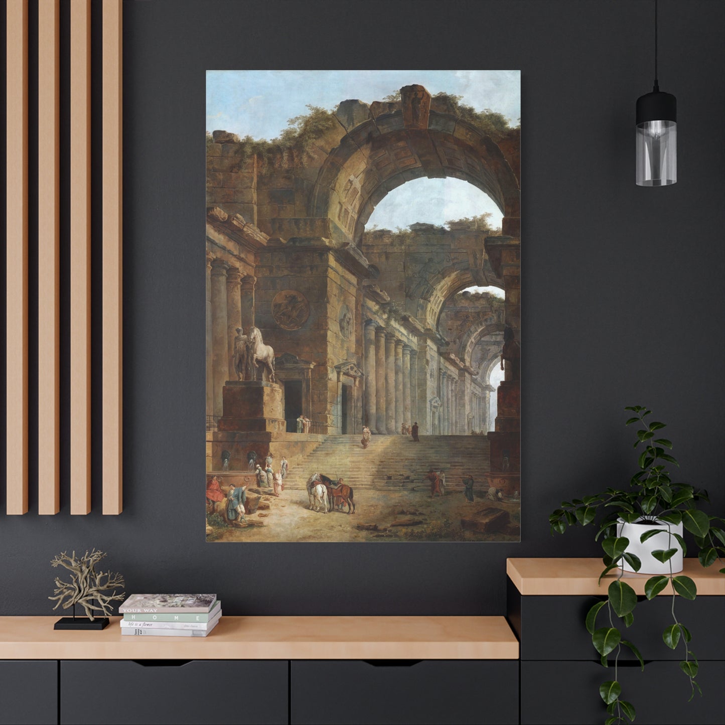 The Fountains - Canvas Wrap