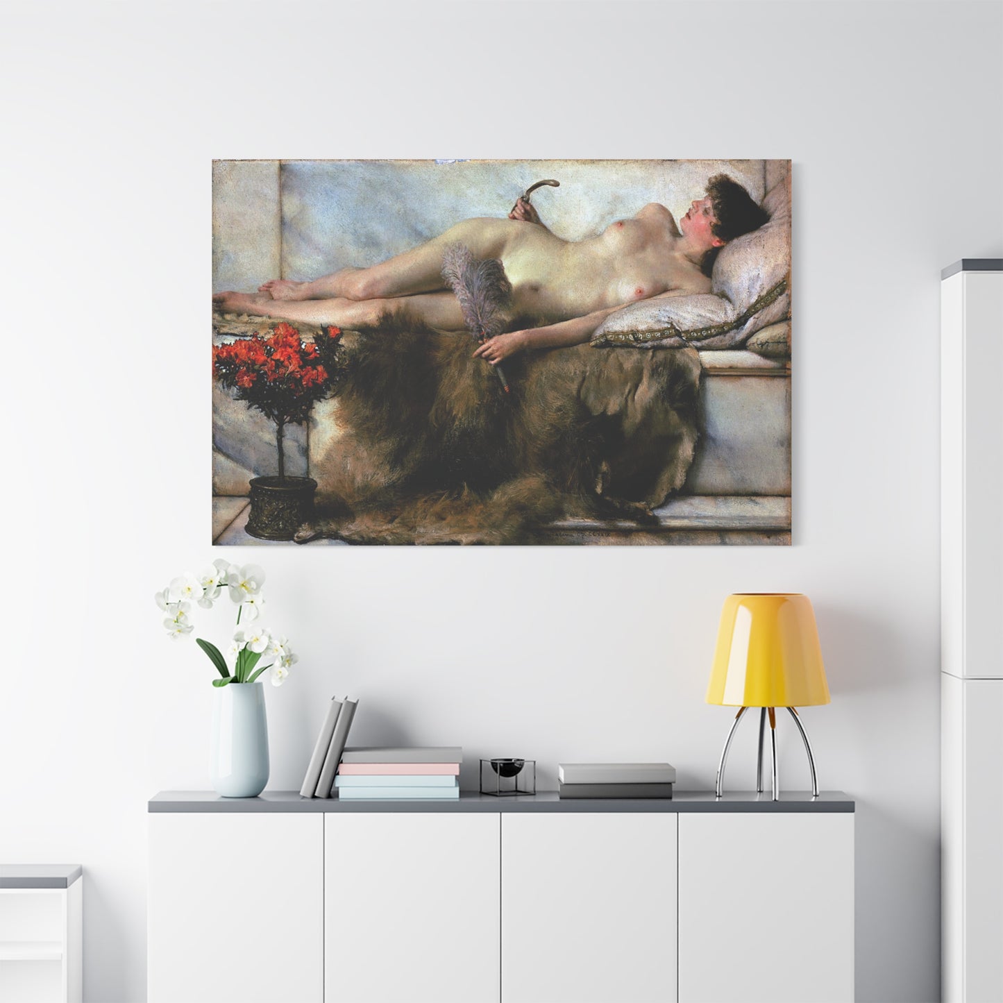 In the Tepidarium - Canvas Wrap