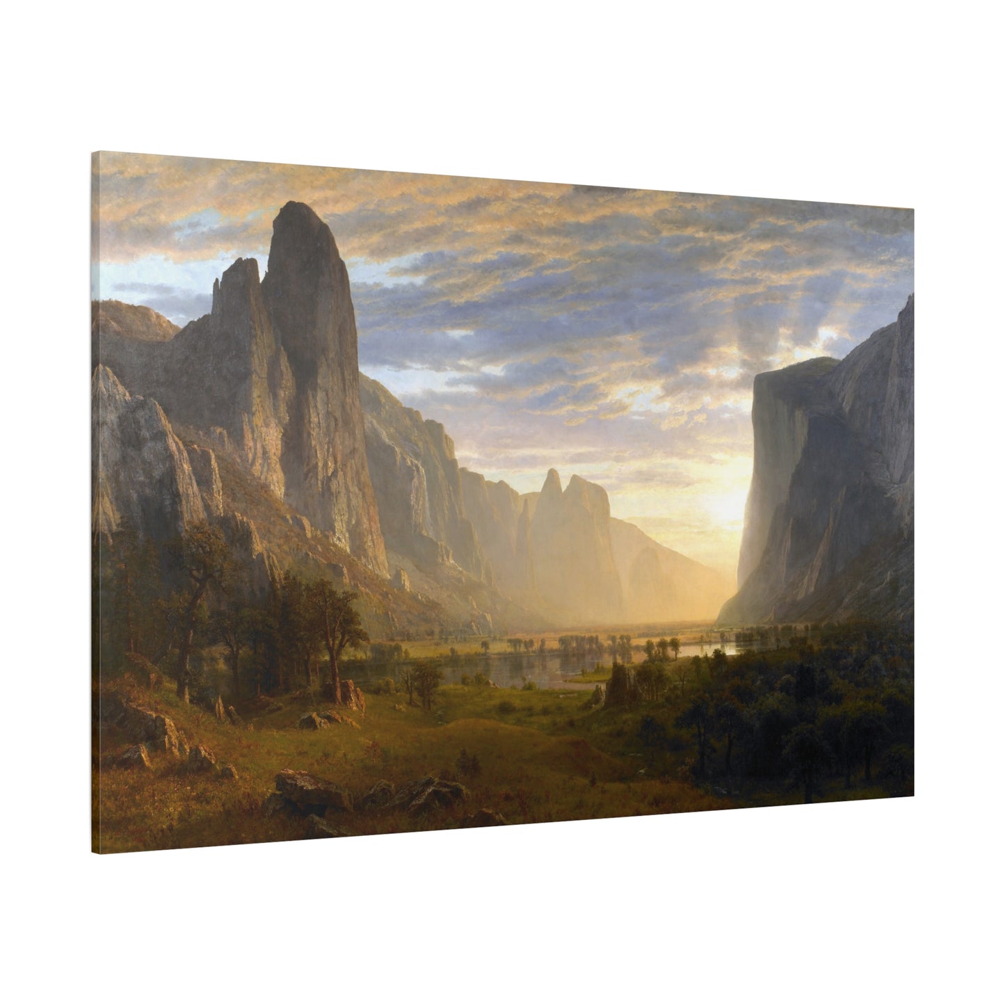 Looking Down Yosemite Valley - Canvas Wrap