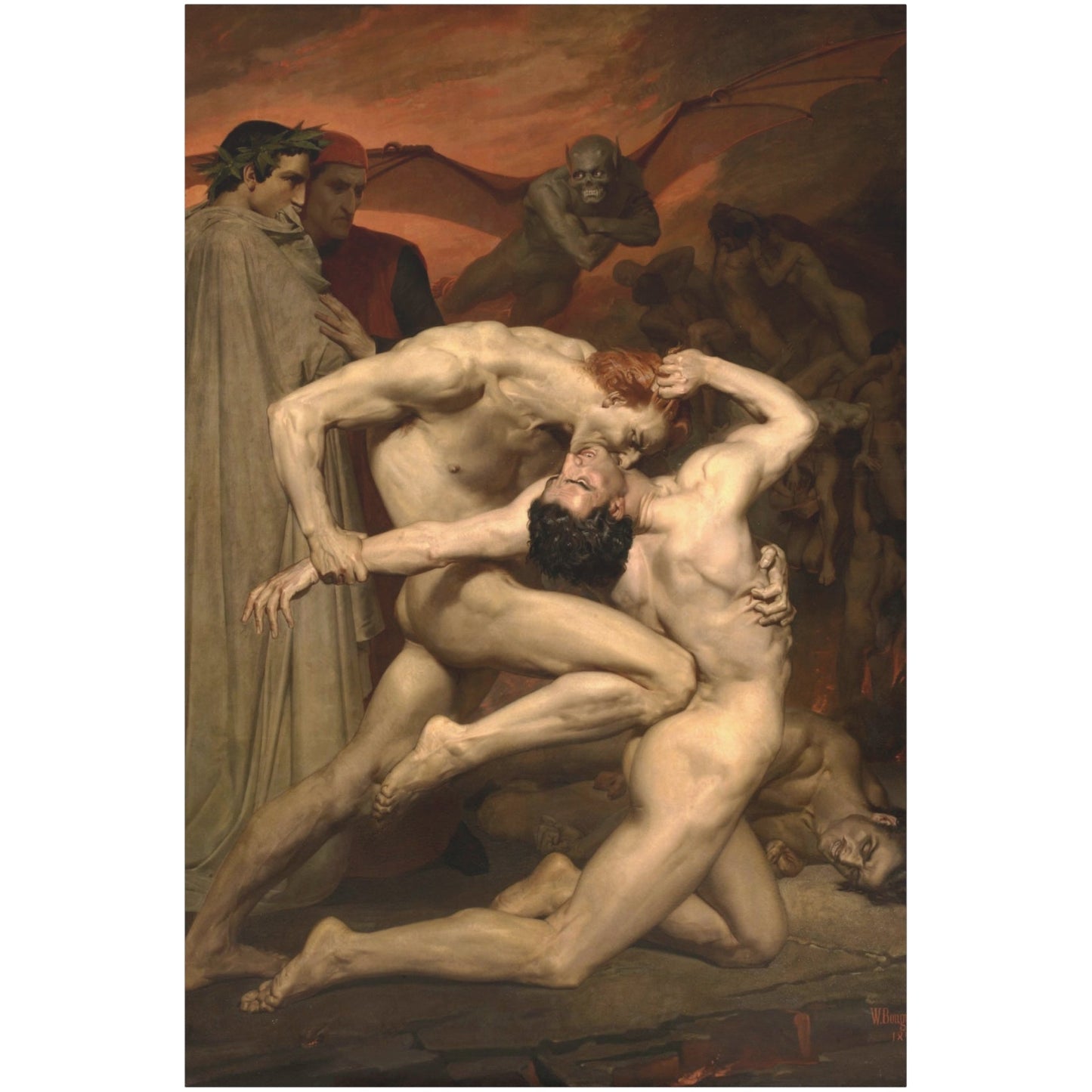 Dante and Virgil - Canvas Wrap