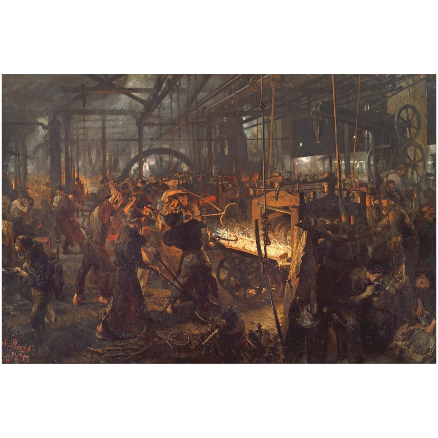 The Iron Rolling Mill - Canvas Wrap