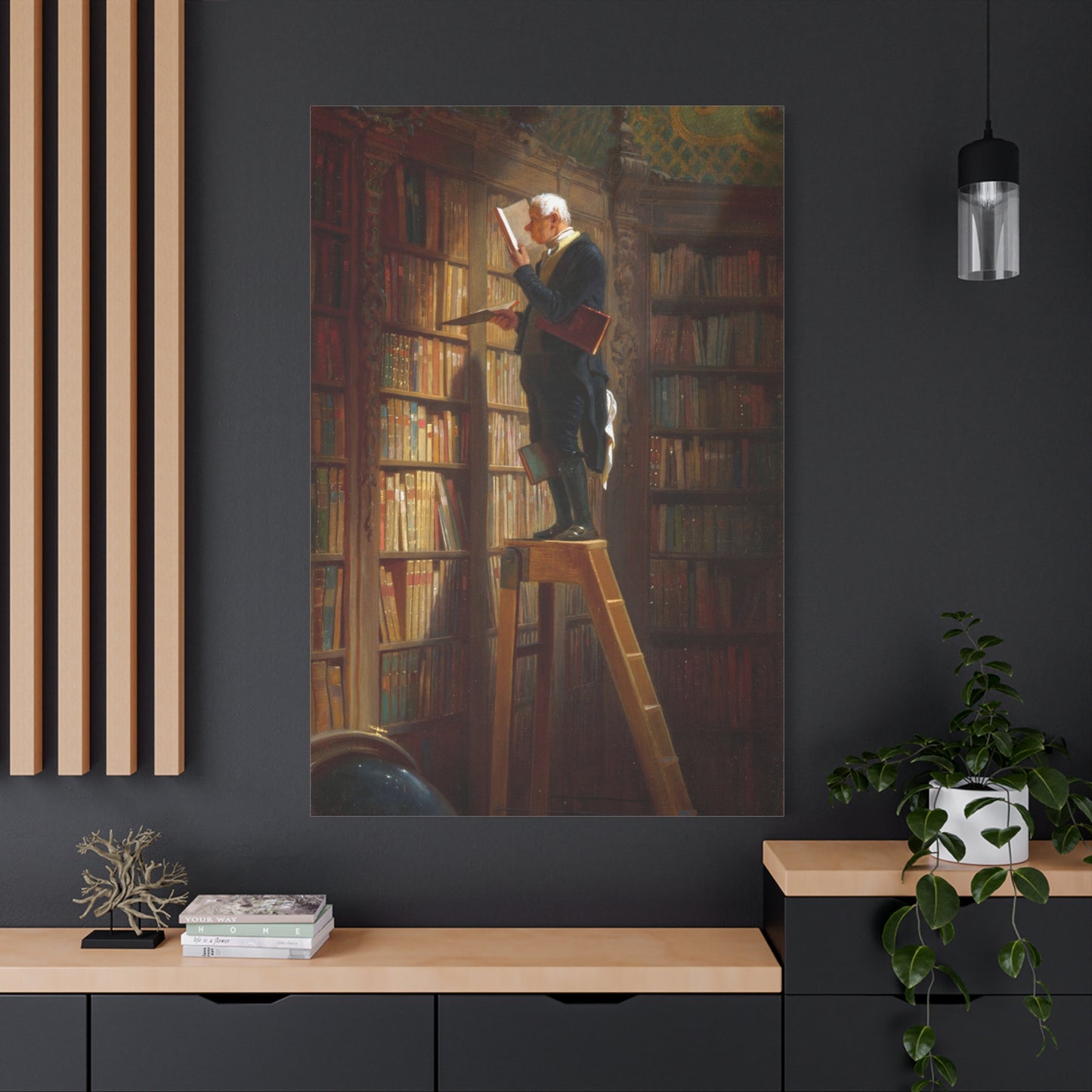 The Bookworm - Canvas Wrap