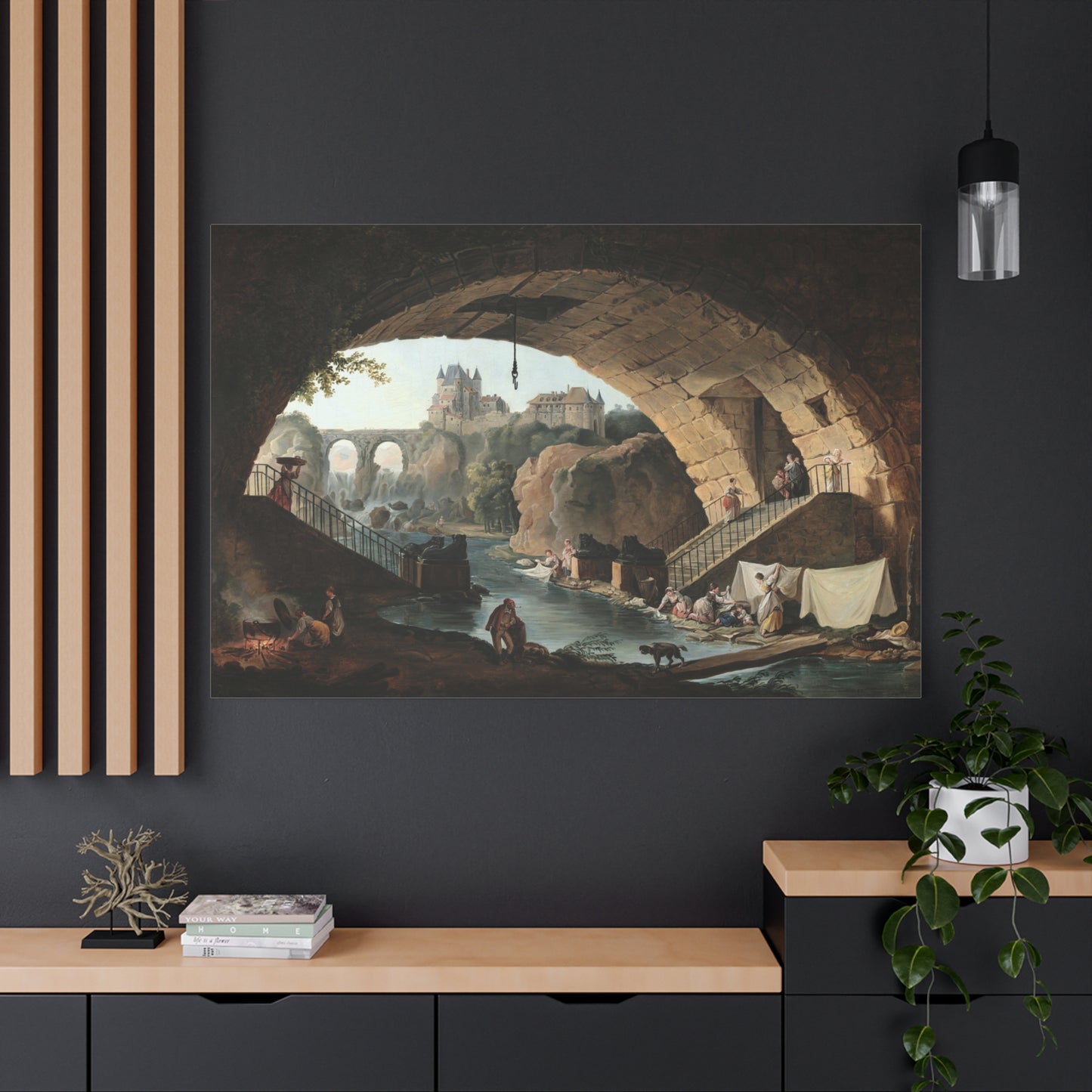View of the Bridge of Sphinx - Canvas Wrap