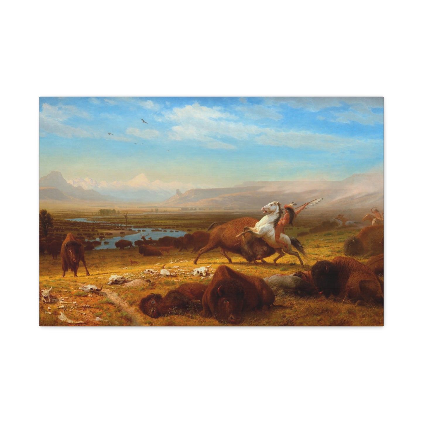 The Last of the Buffalo - Canvas Wrap