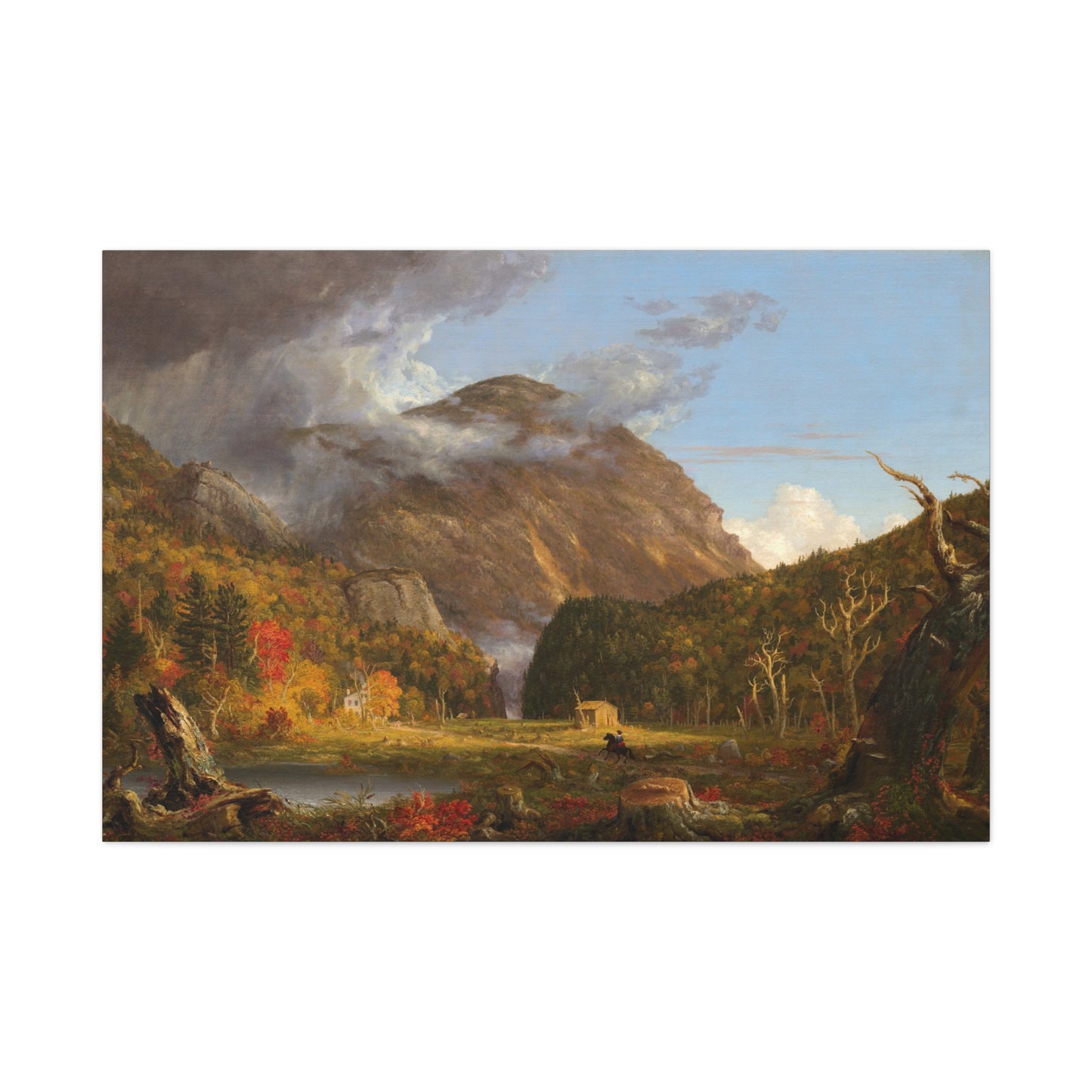A View of Crawford Notch - Canvas Wrap