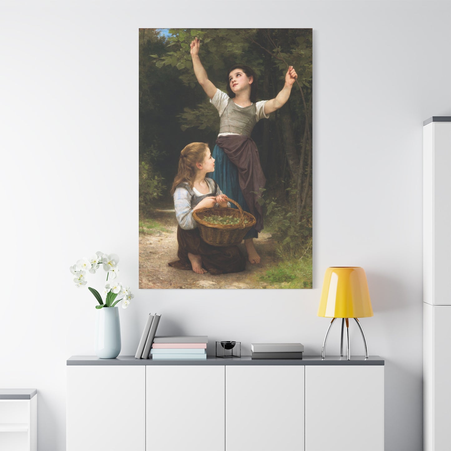 The Nut Gatherers - Canvas Wrap