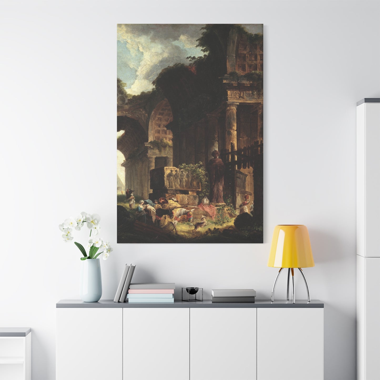 Temple in Ruins - Canvas Wrap