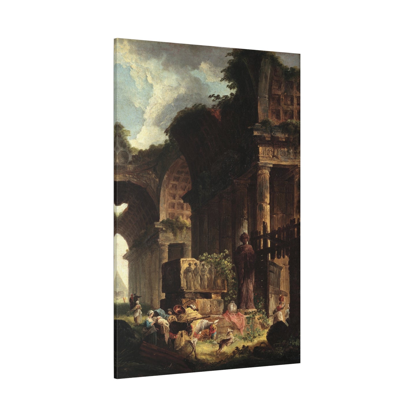 Temple in Ruins - Canvas Wrap