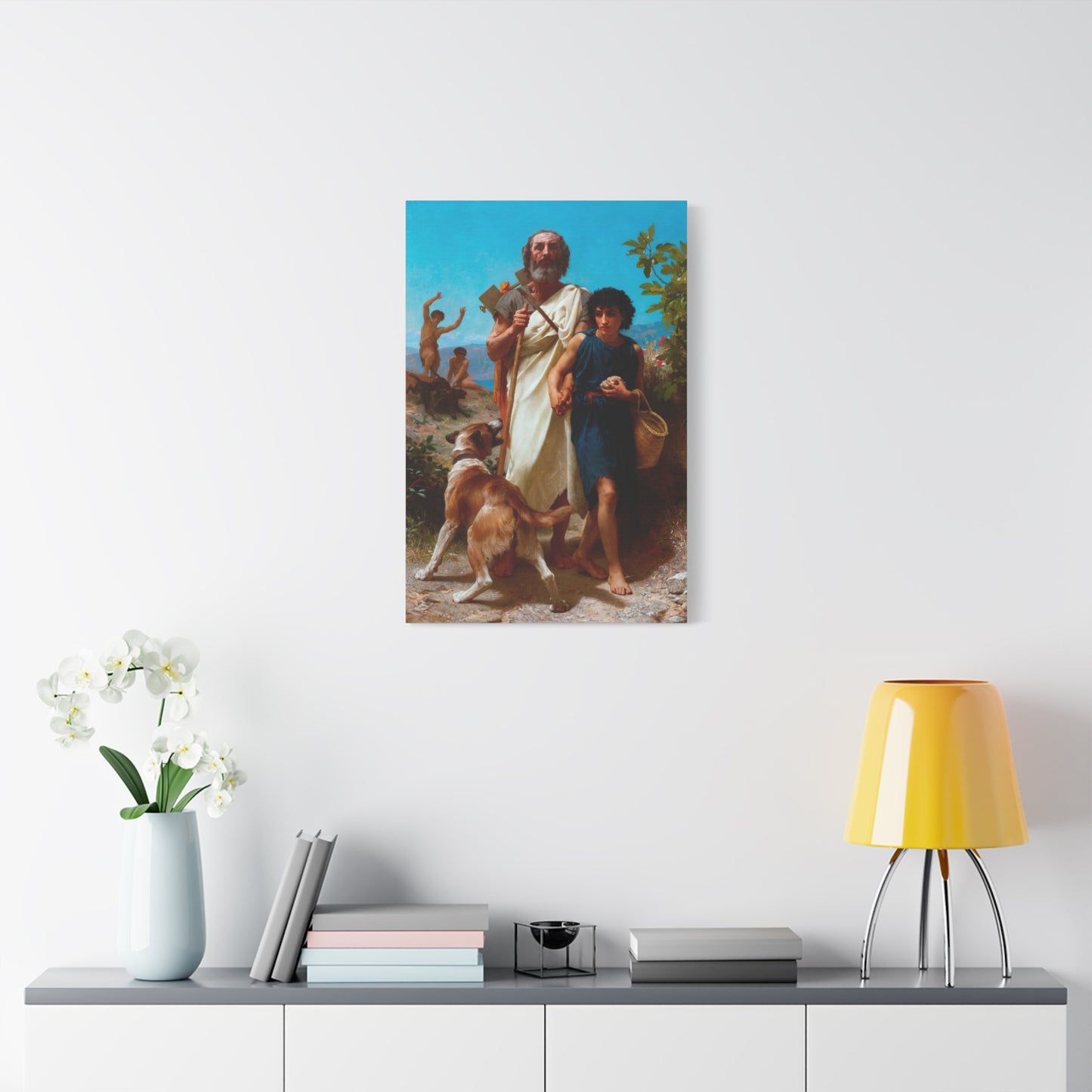 Homer and His Guide - Canvas Wrap