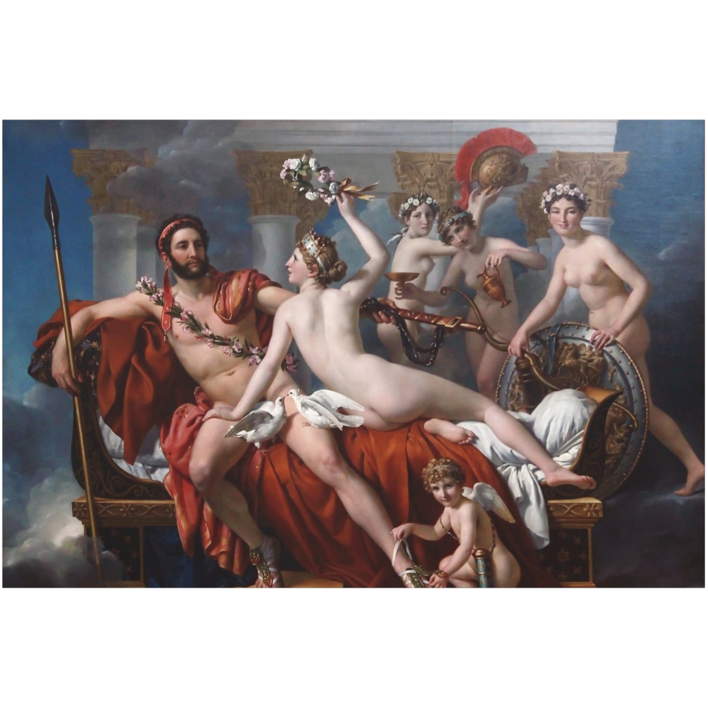 Mars Disarmed by Venus - Canvas Wrap