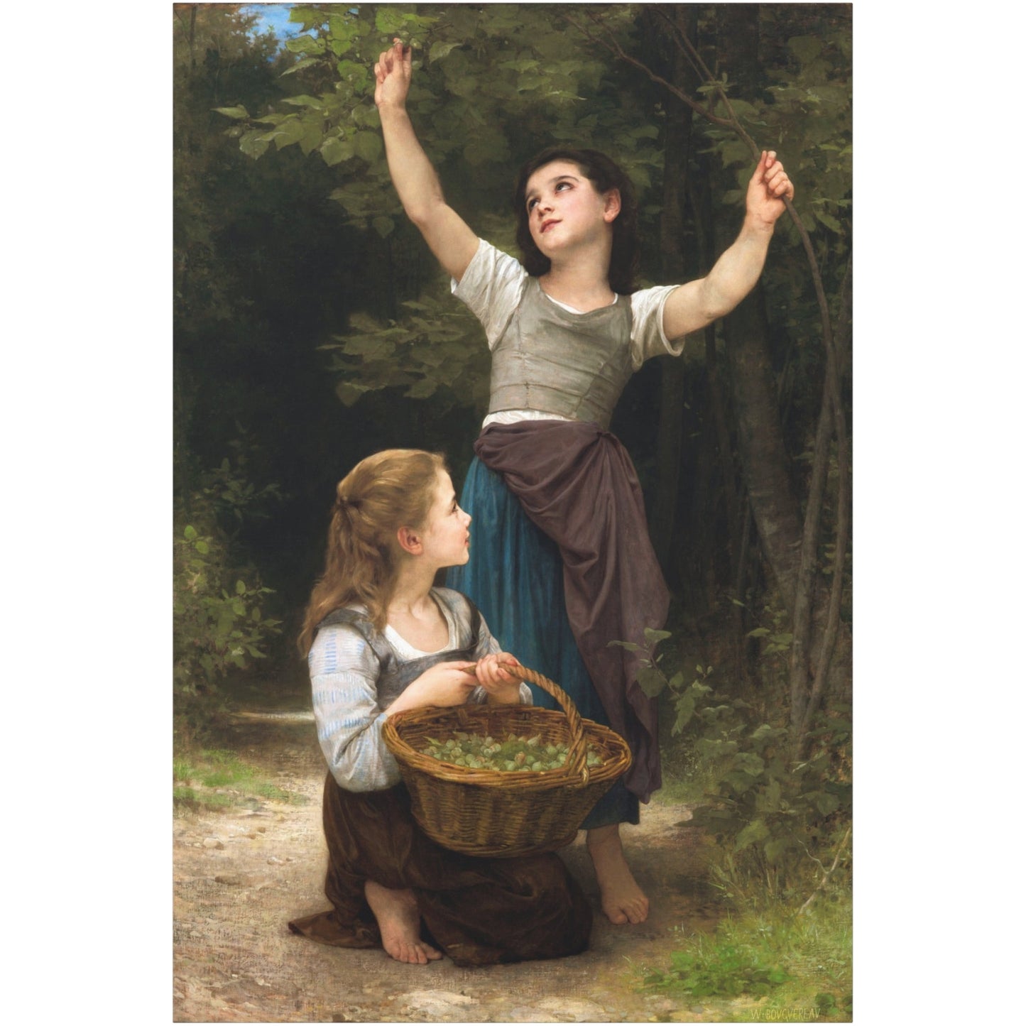 The Nut Gatherers - Canvas Wrap