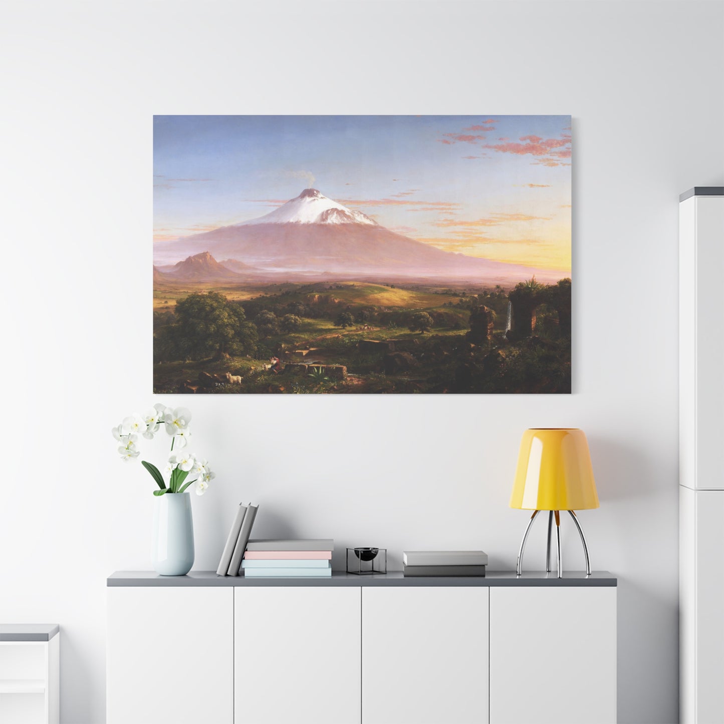 View of Mount Etna - Canvas Wrap