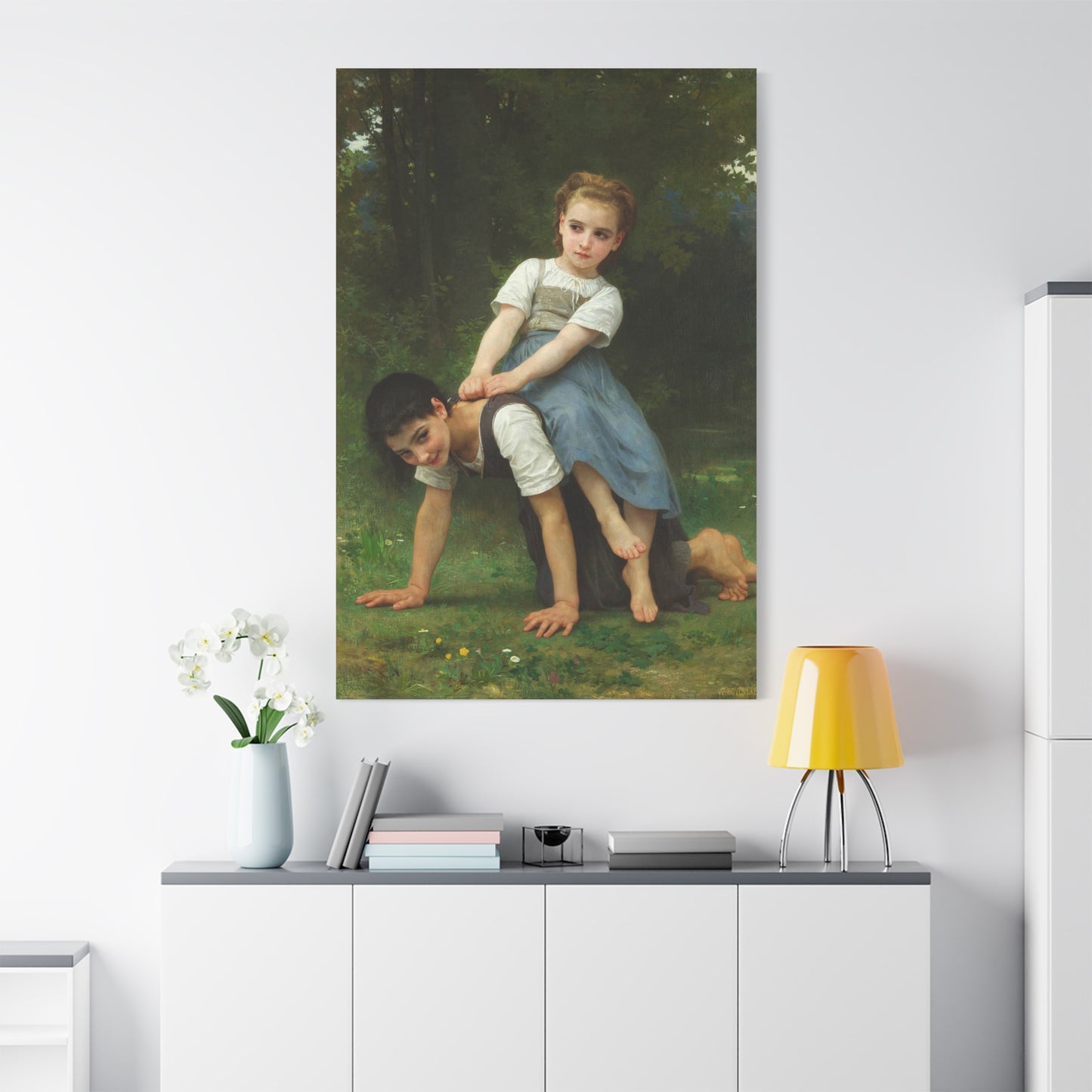 The Horseback Ride - Canvas Wrap
