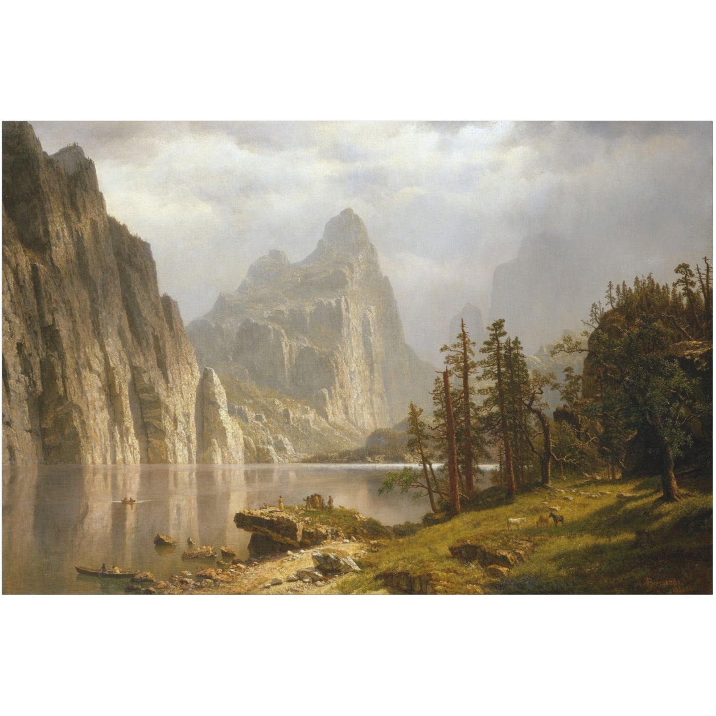Merced River, Yosemite Valley - Canvas Wrap