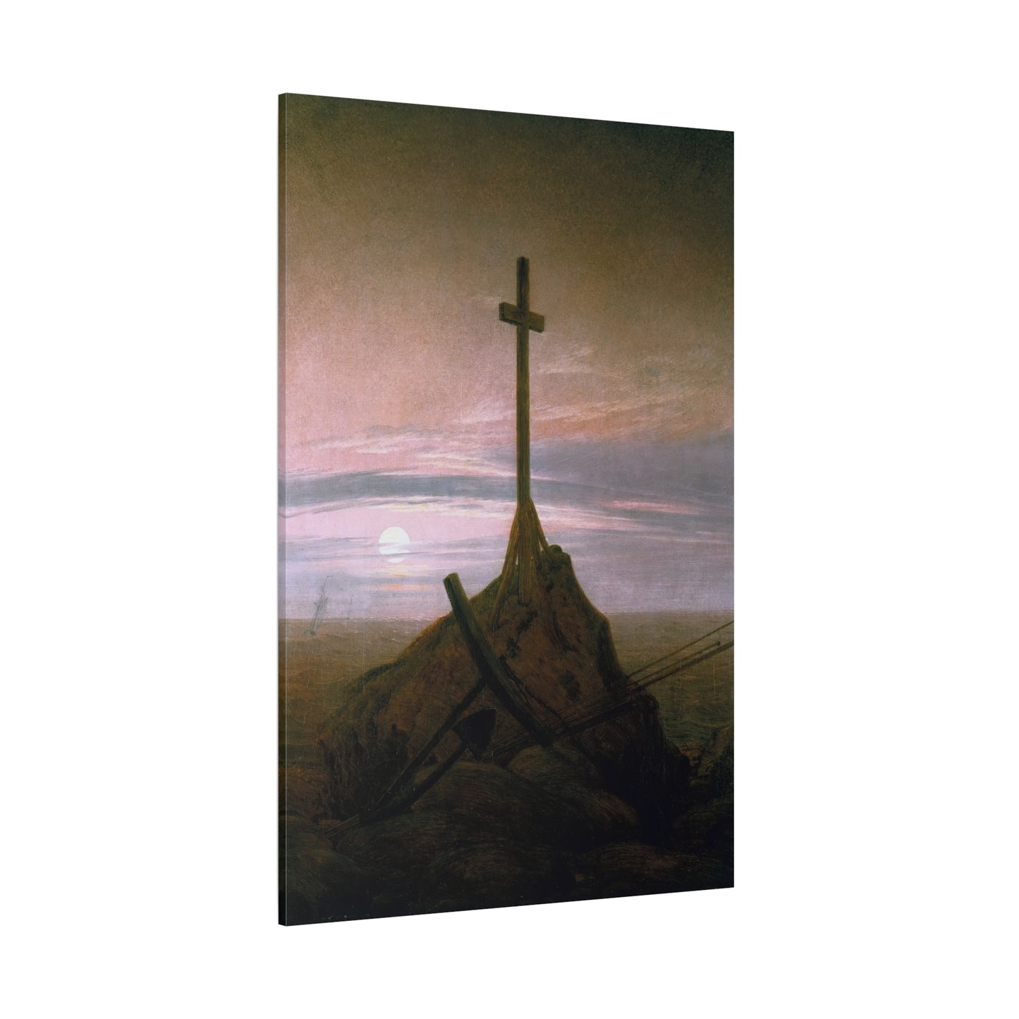 The Cross Beside The Baltic - Canvas Wrap