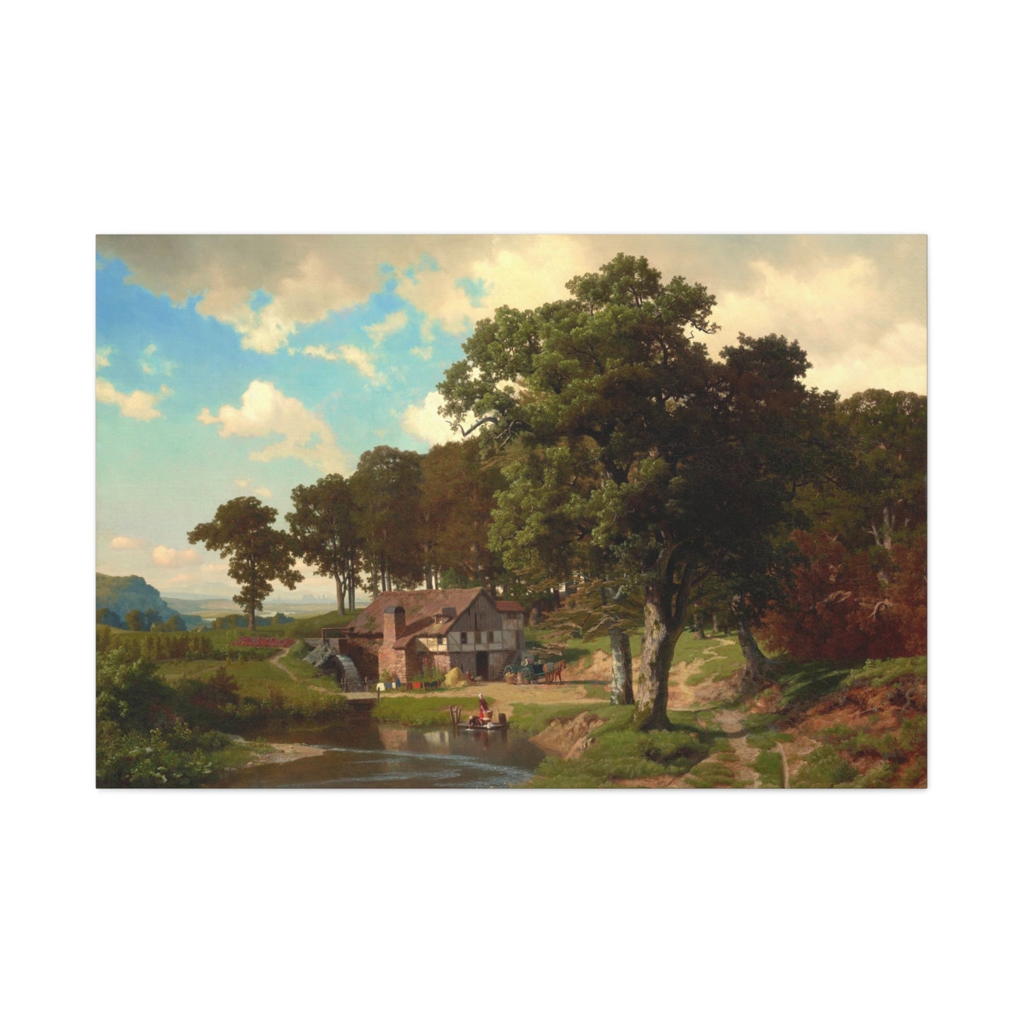 A Rustic Mill - Canvas Wrap
