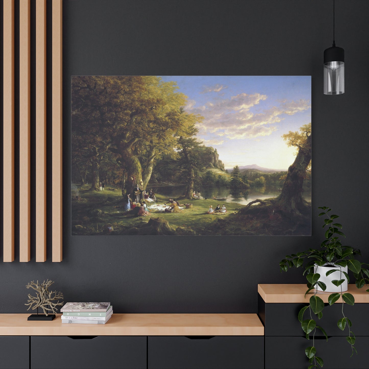 The Picnic - Canvas Wrap