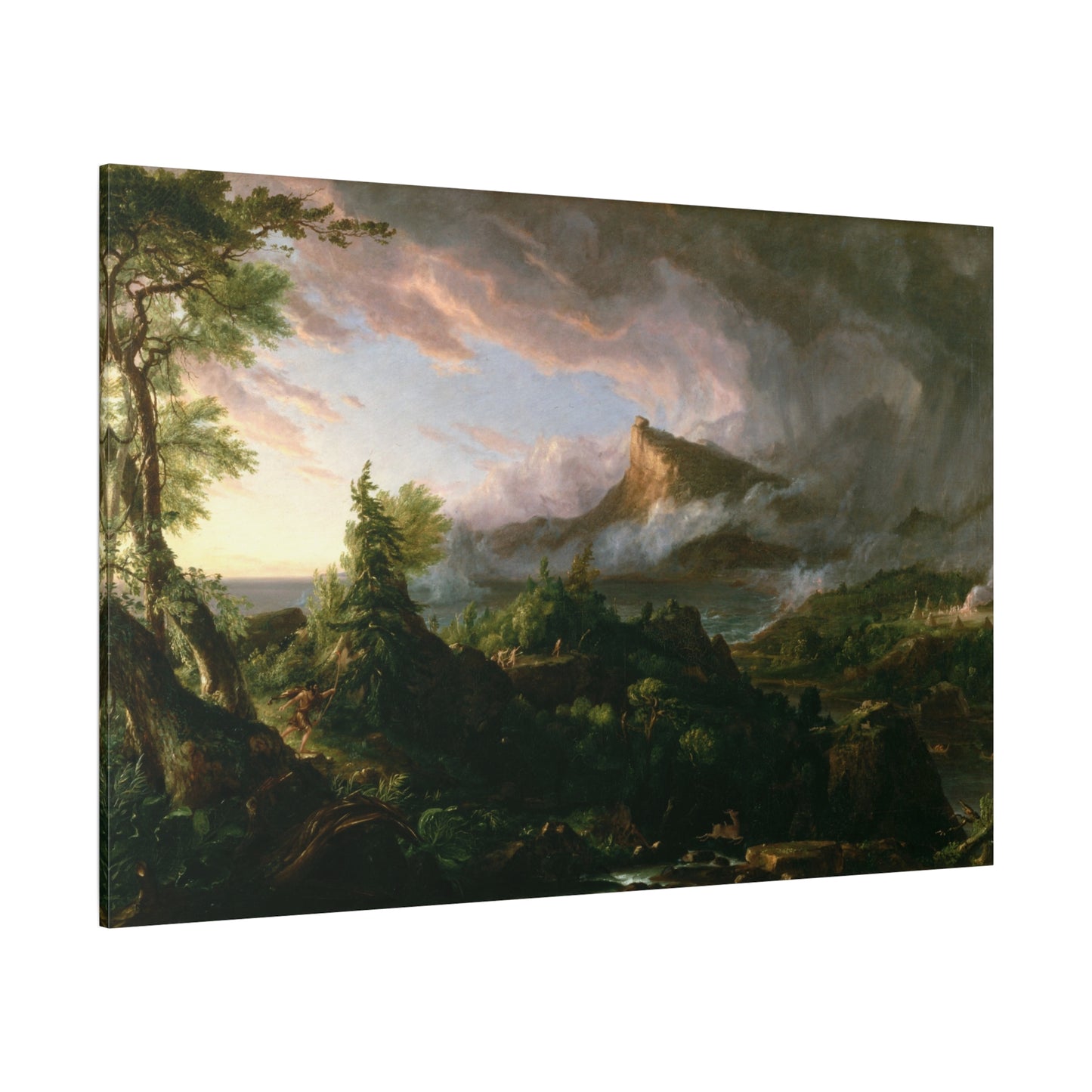 The Course of Empire, The Savage State - Canvas Wrap