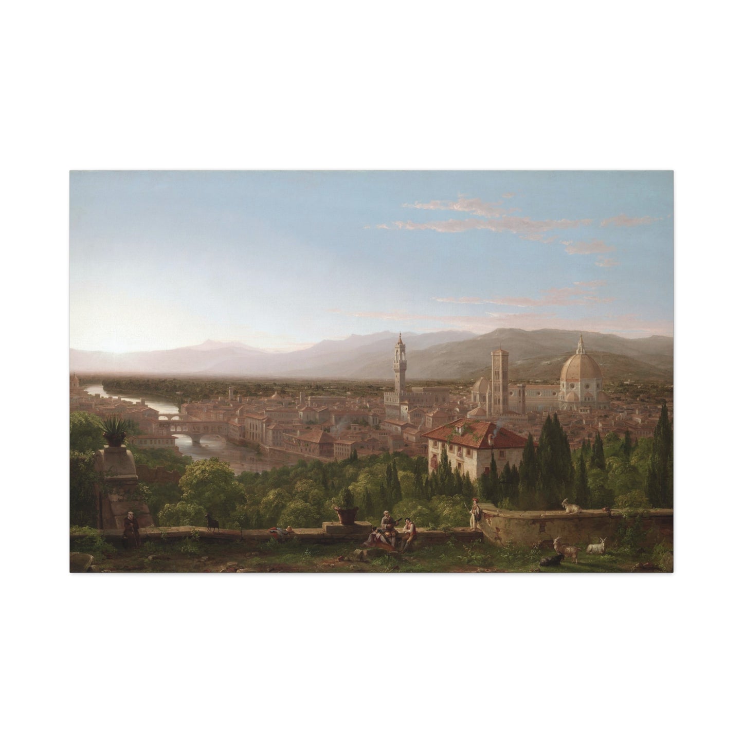 View of Florence - Canvas Wrap