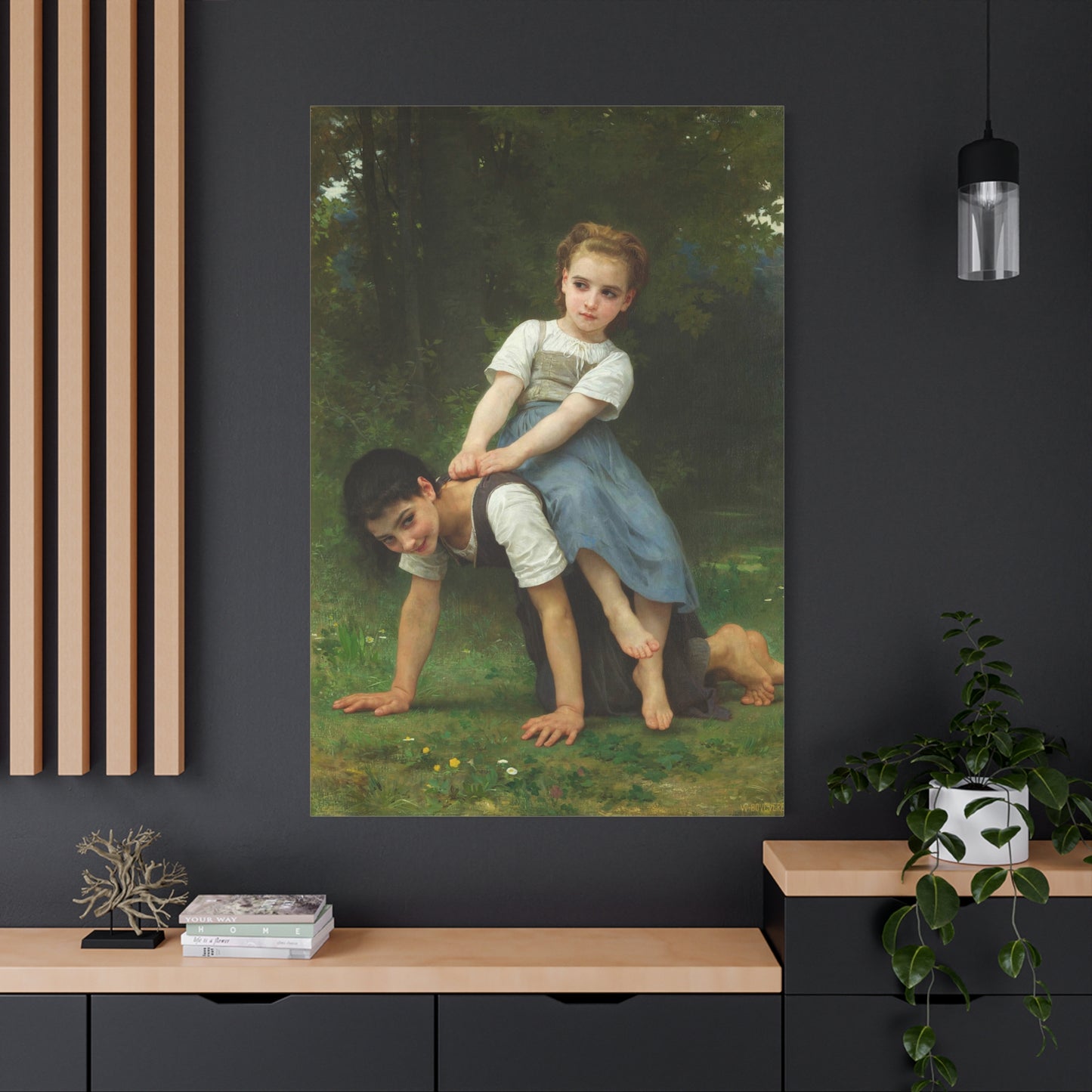 The Horseback Ride - Canvas Wrap