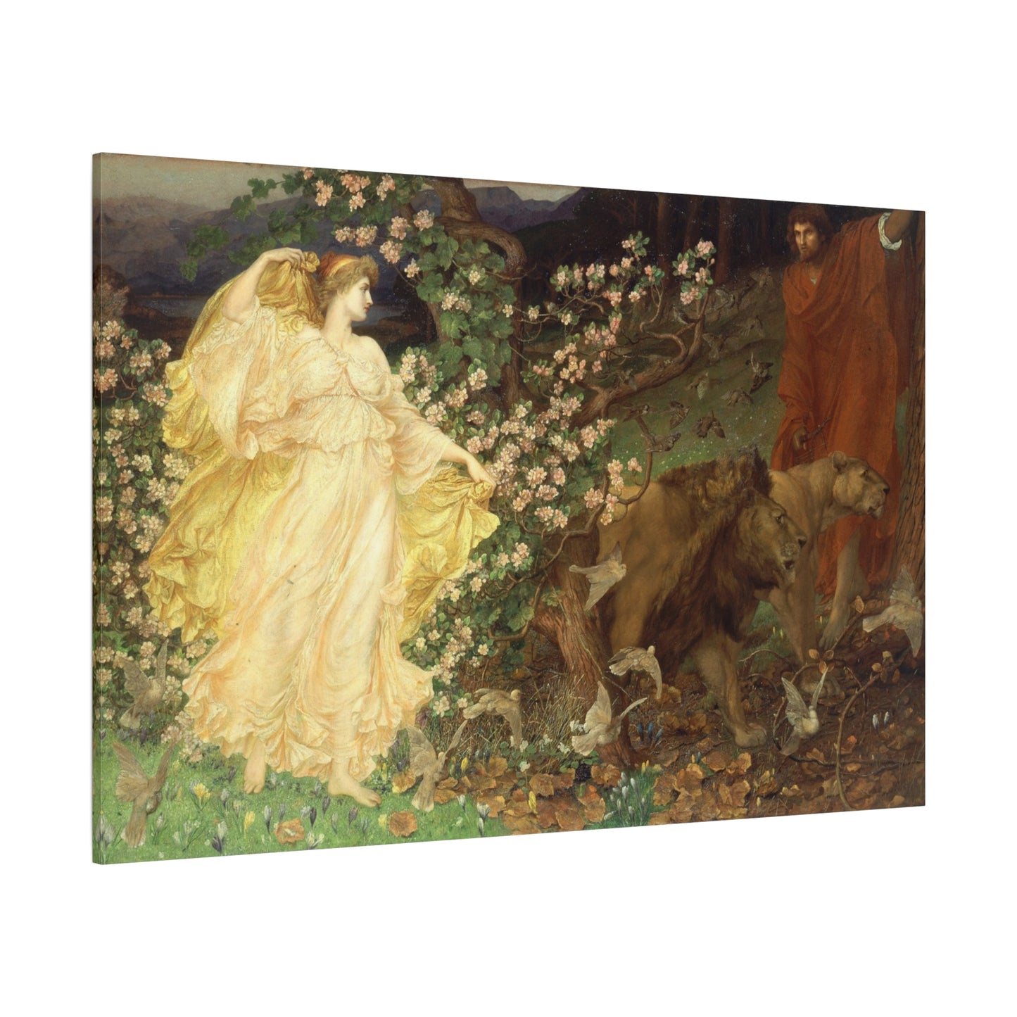Venus and Anchises - Canvas Wrap