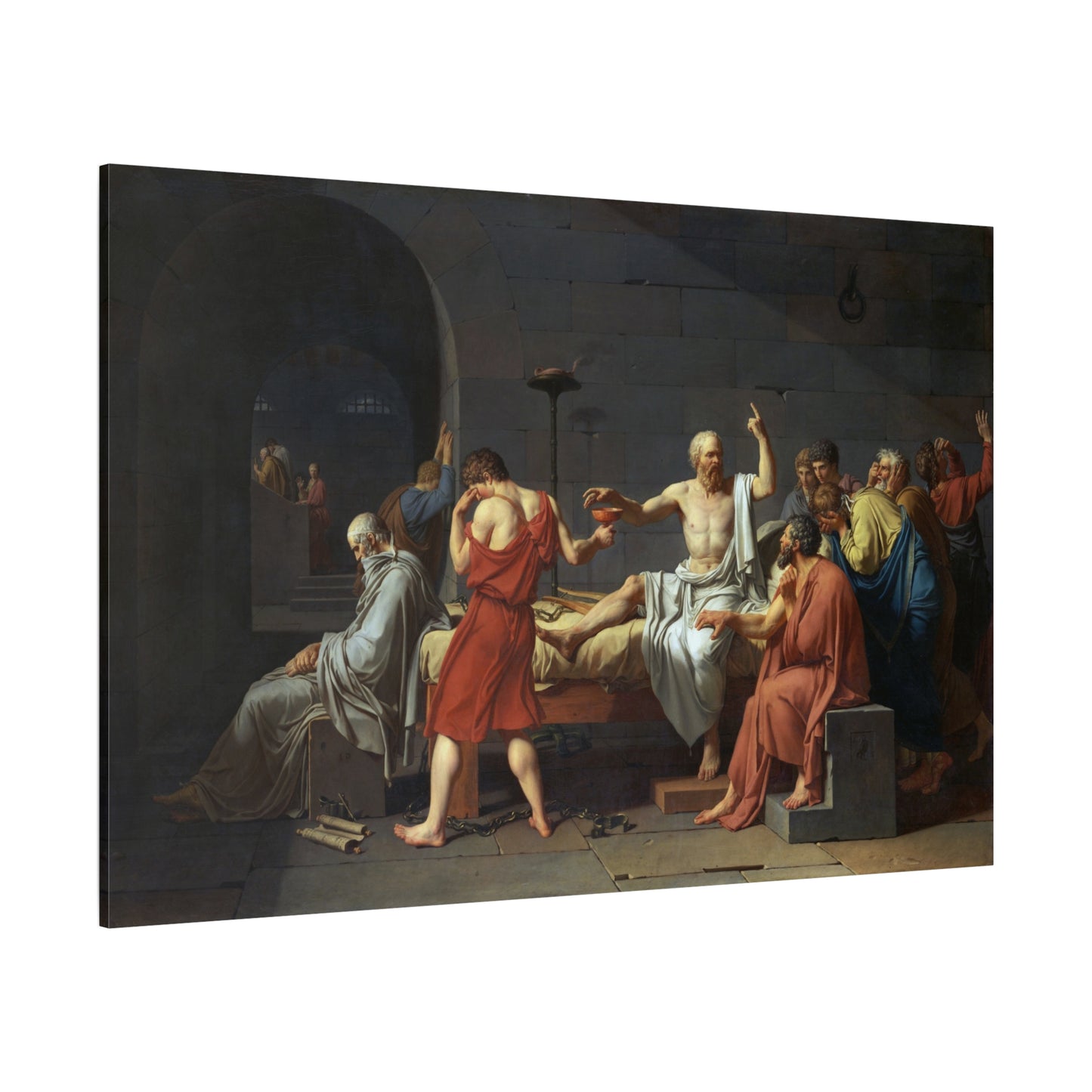 The Death of Socrates - Canvas Wrap