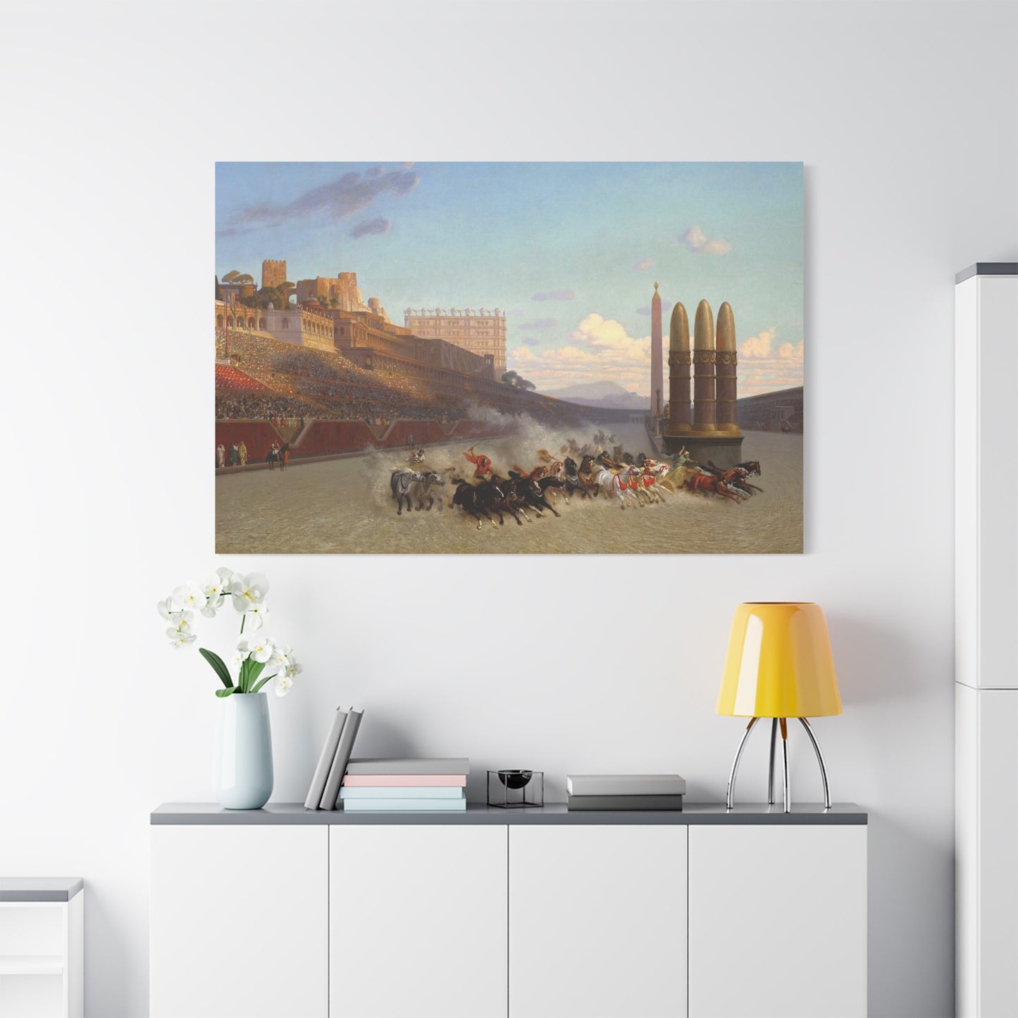 Chariot Race - Canvas Wrap