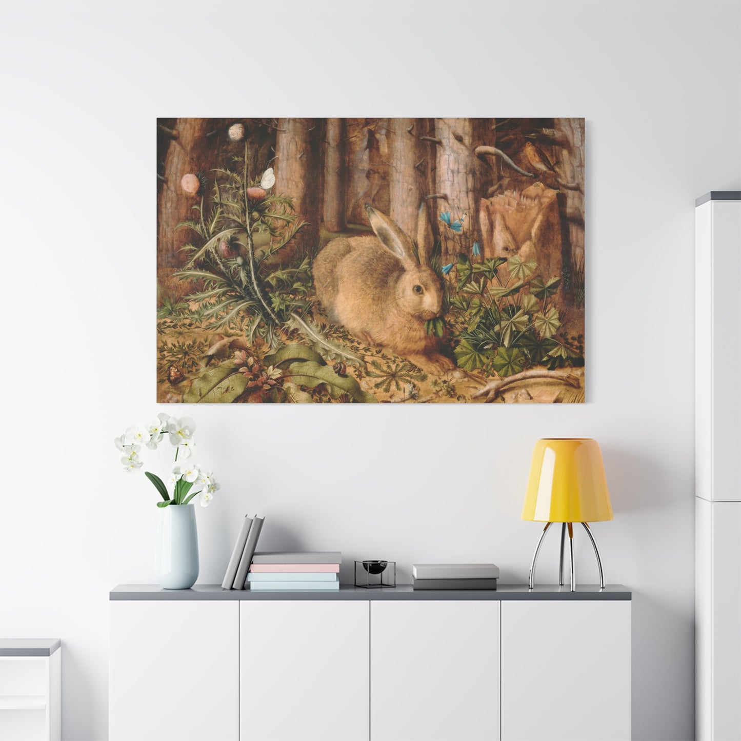 A Hare in the Forest - Canvas Wrap