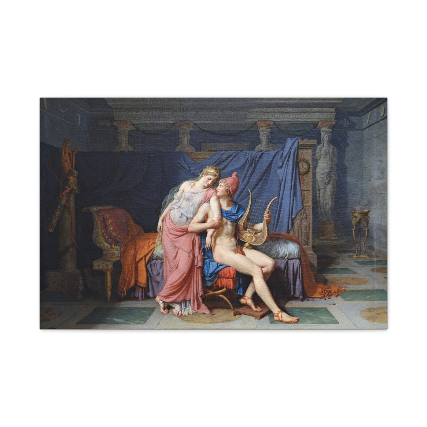 Paris and Helen - Canvas Wrap