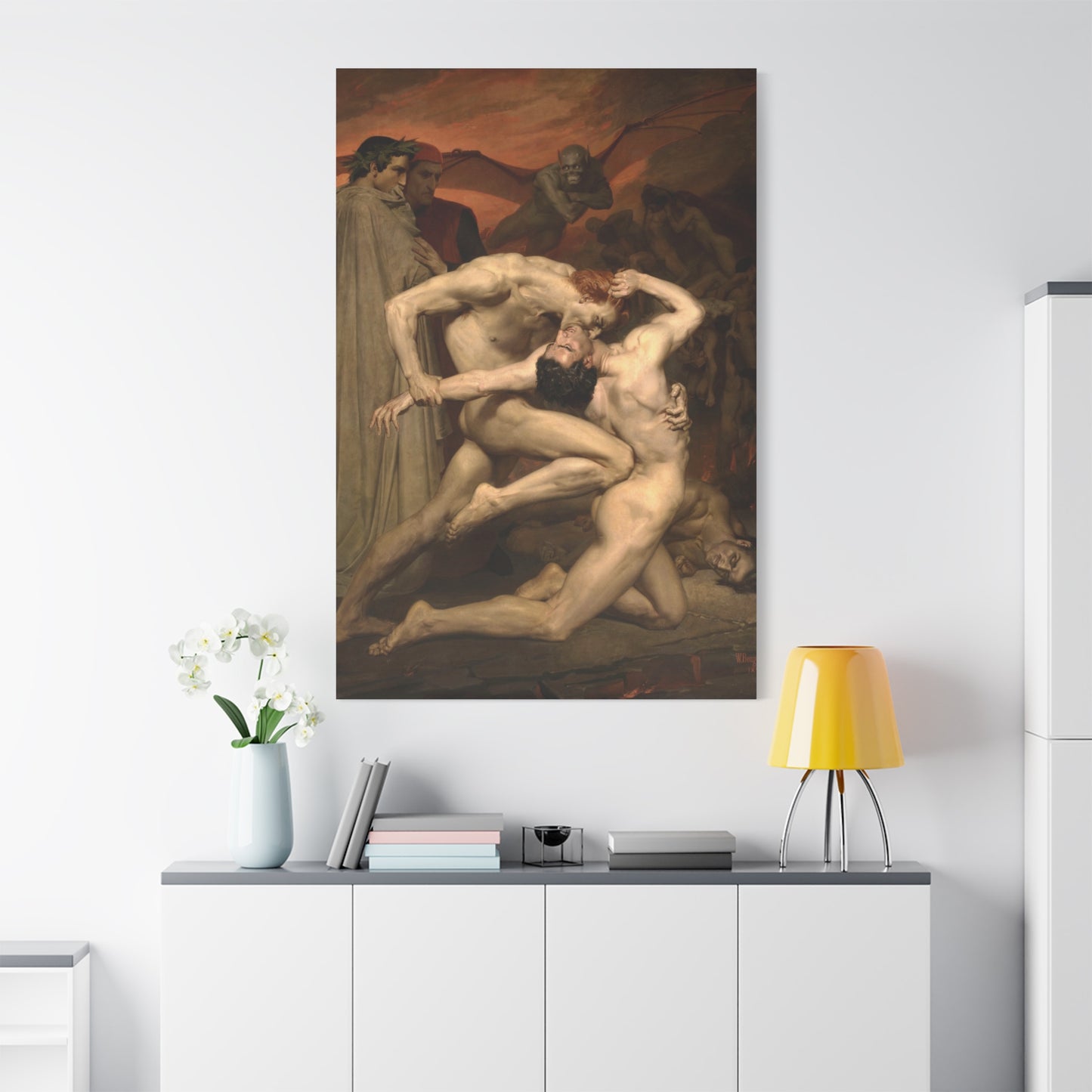 Dante and Virgil - Canvas Wrap