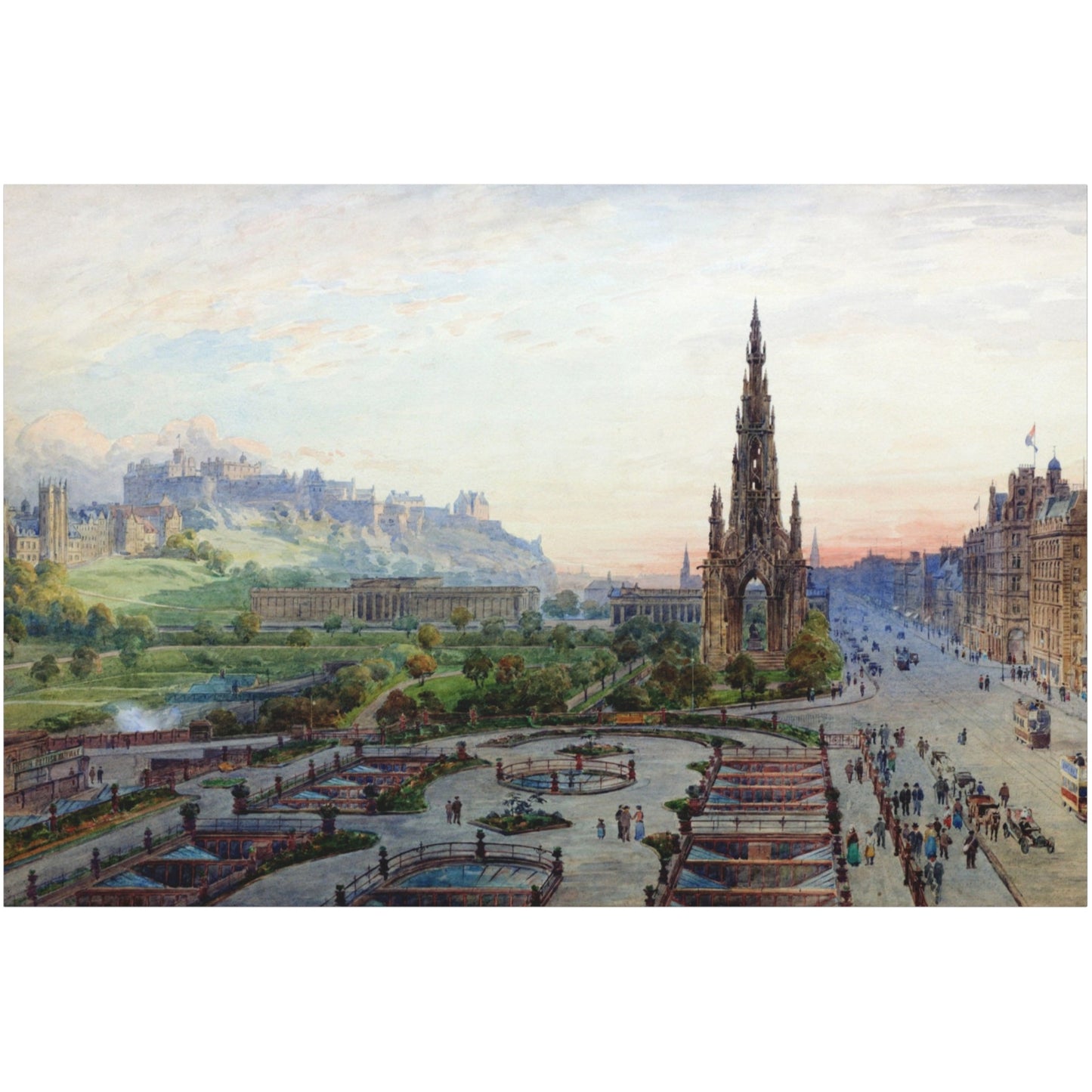 Scott Monument - Canvas Wrap
