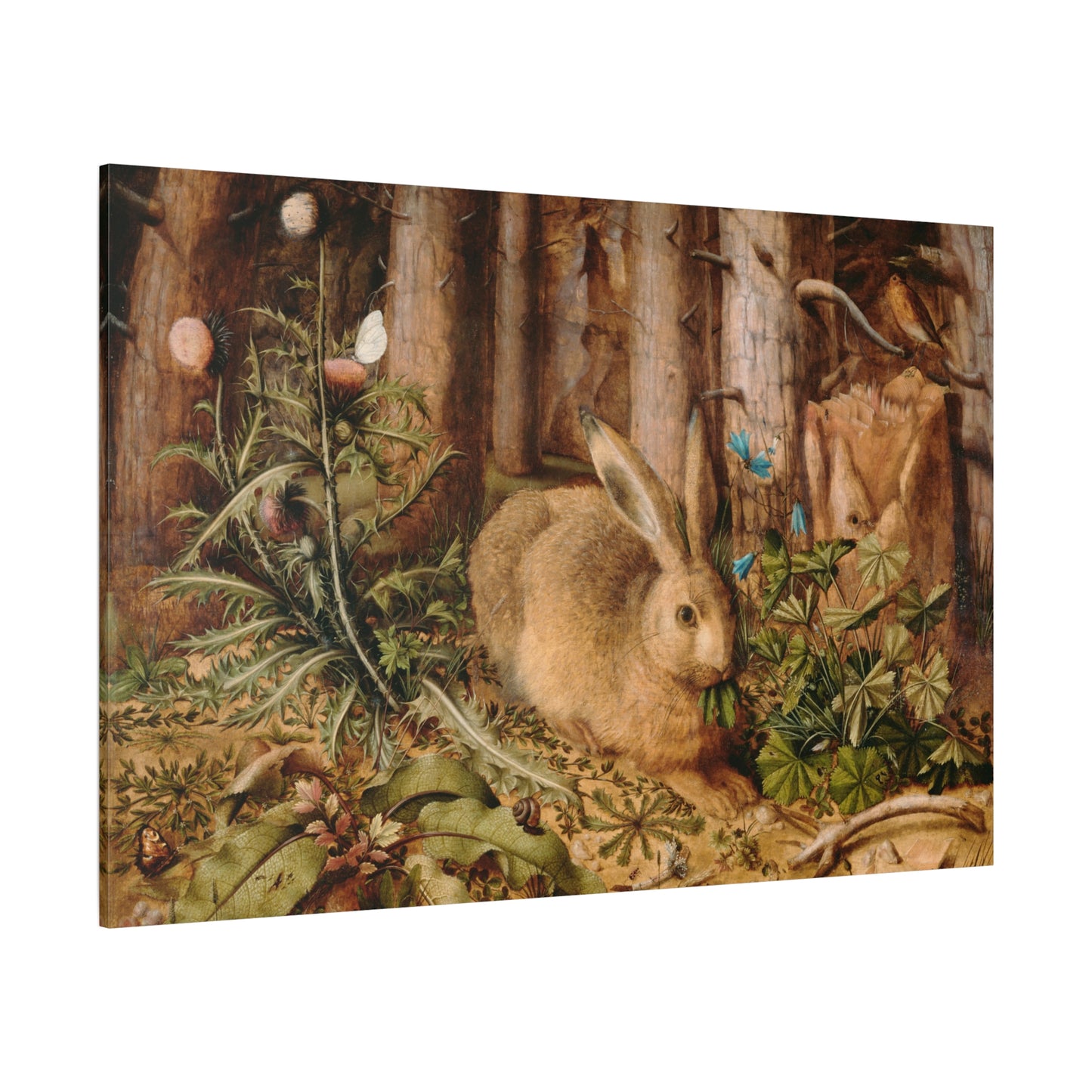 A Hare in the Forest - Canvas Wrap