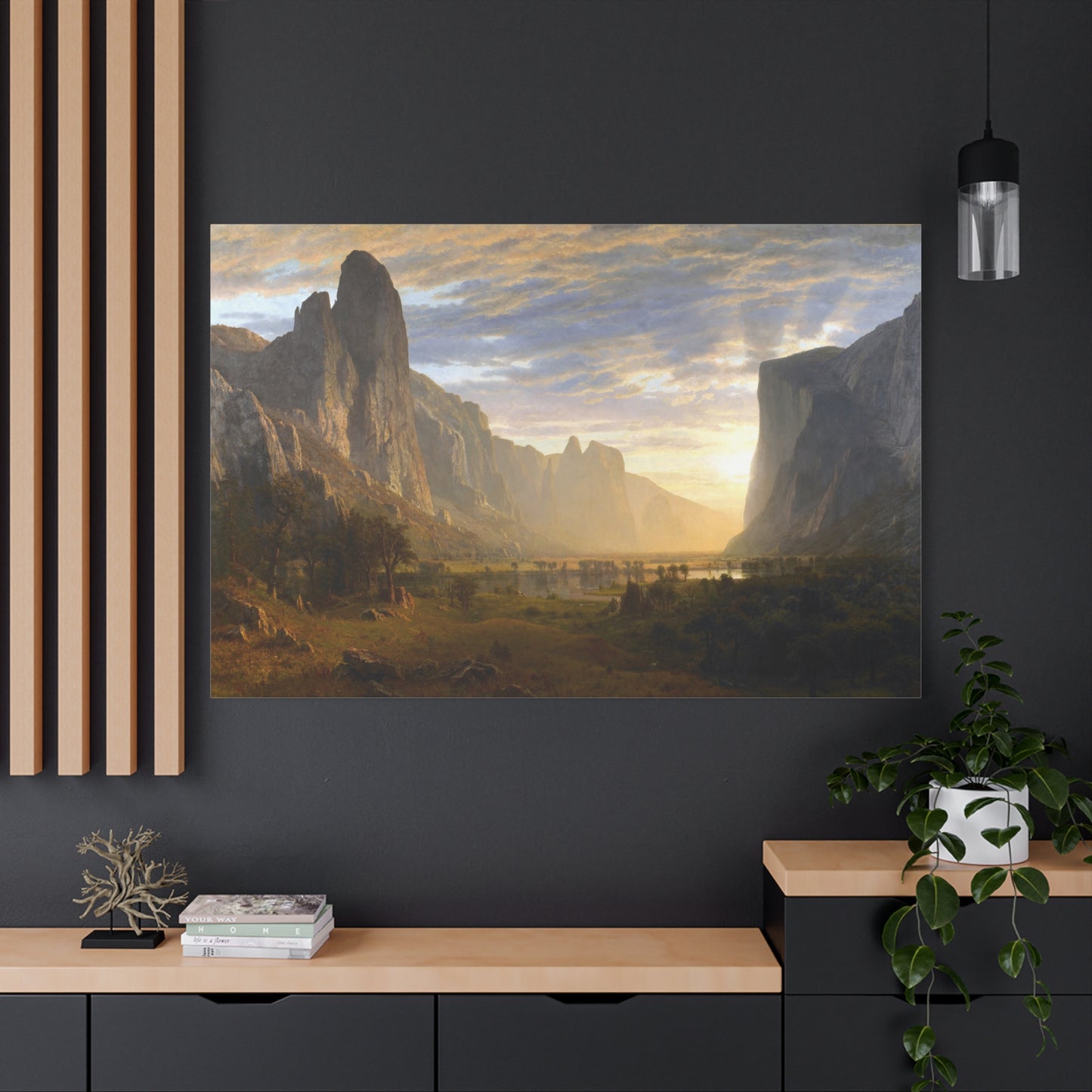 Looking Down Yosemite Valley - Canvas Wrap